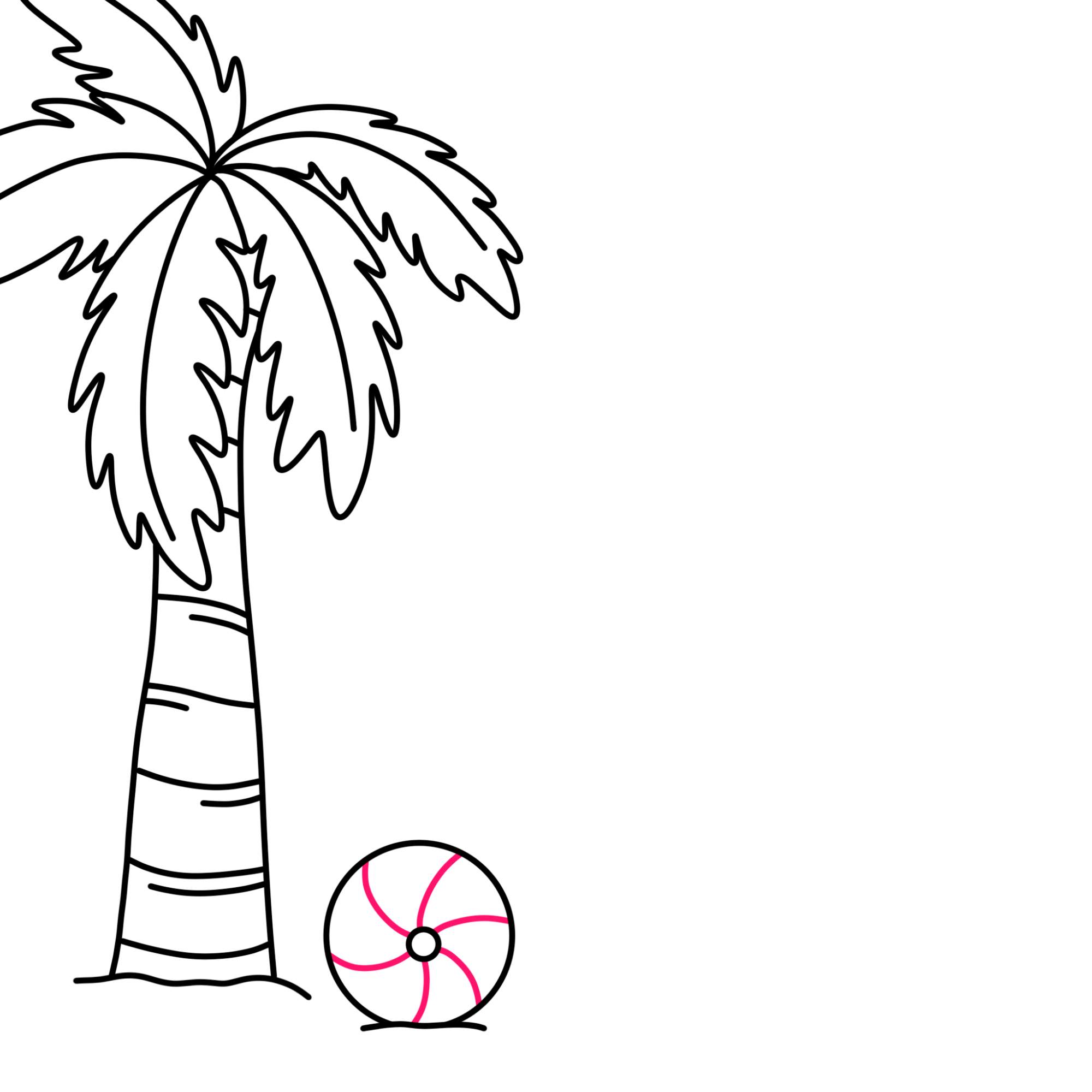 Beach Drawing - Step-11