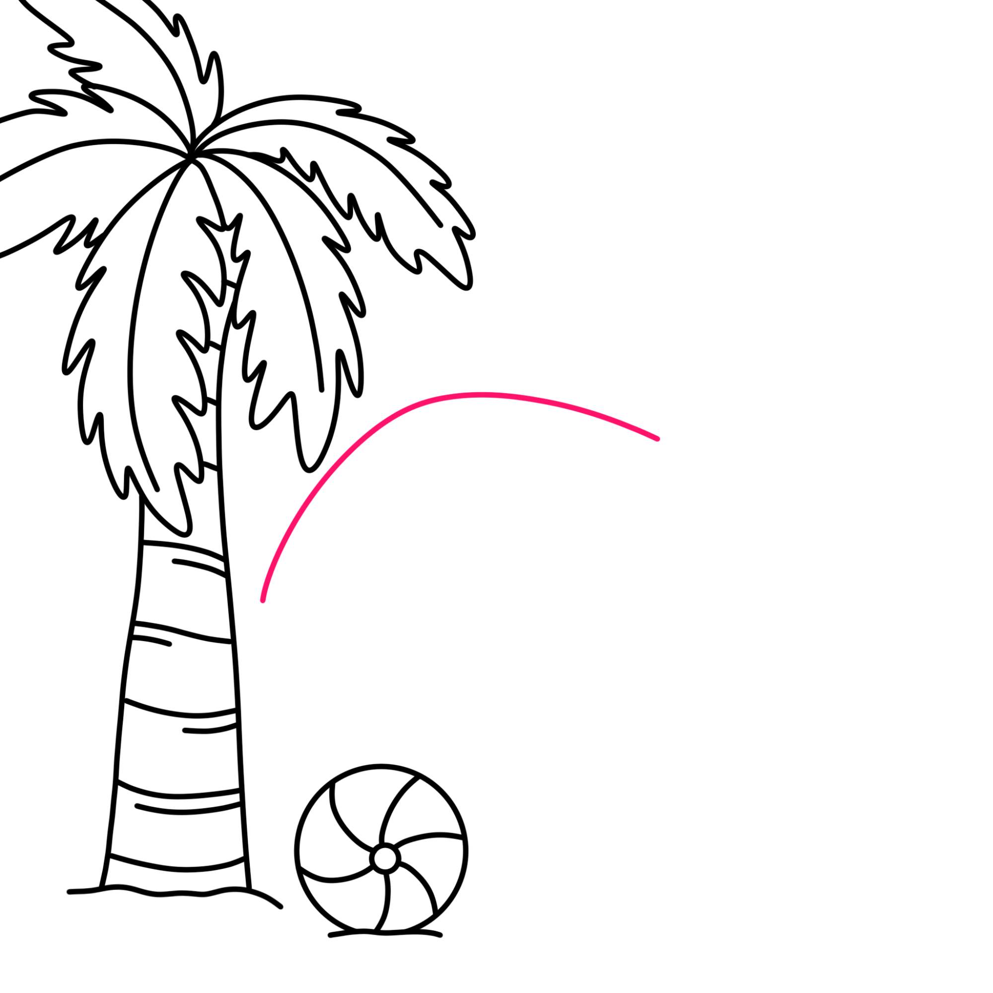 Beach Drawing - Step-12