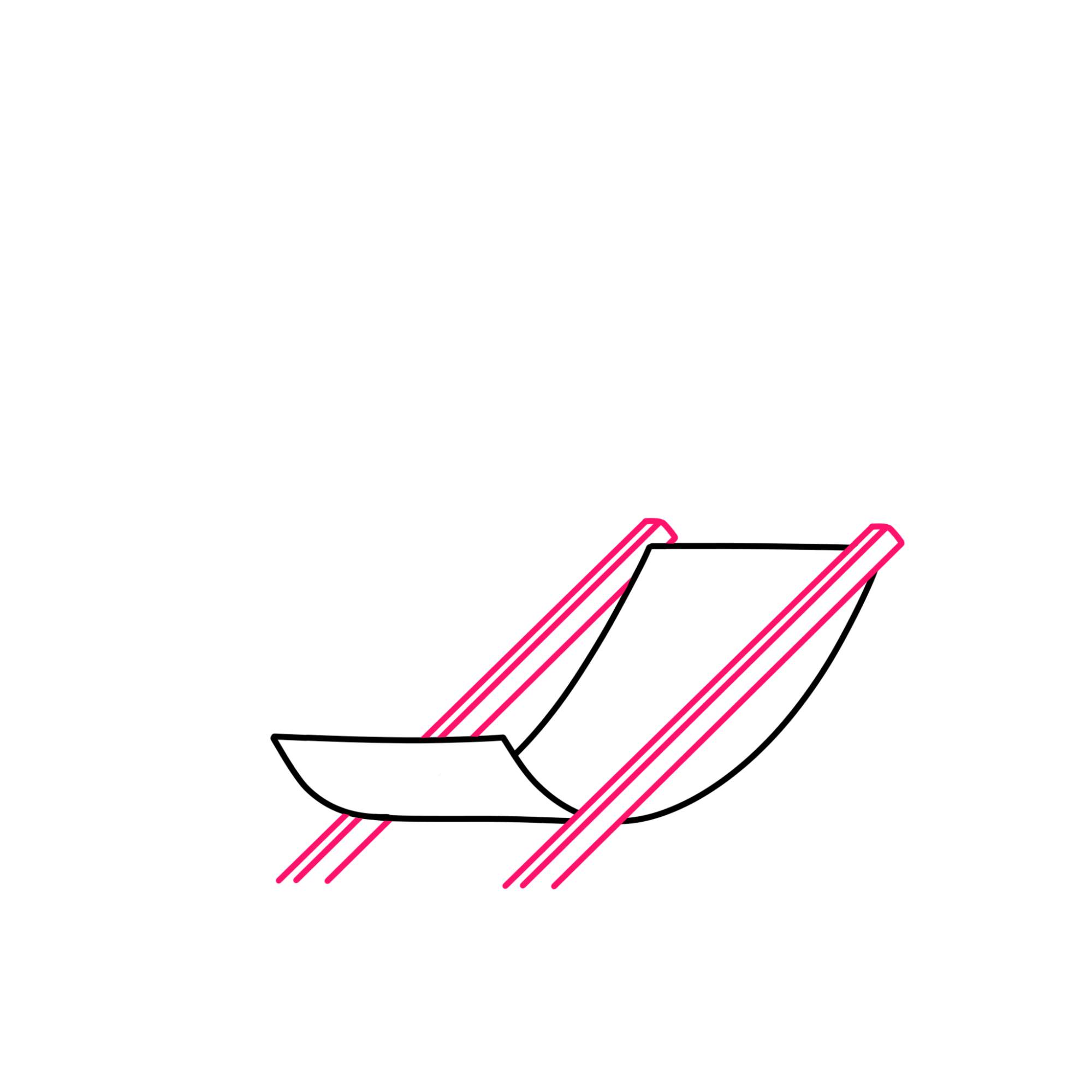 Draw a Beach Chair - Step-3