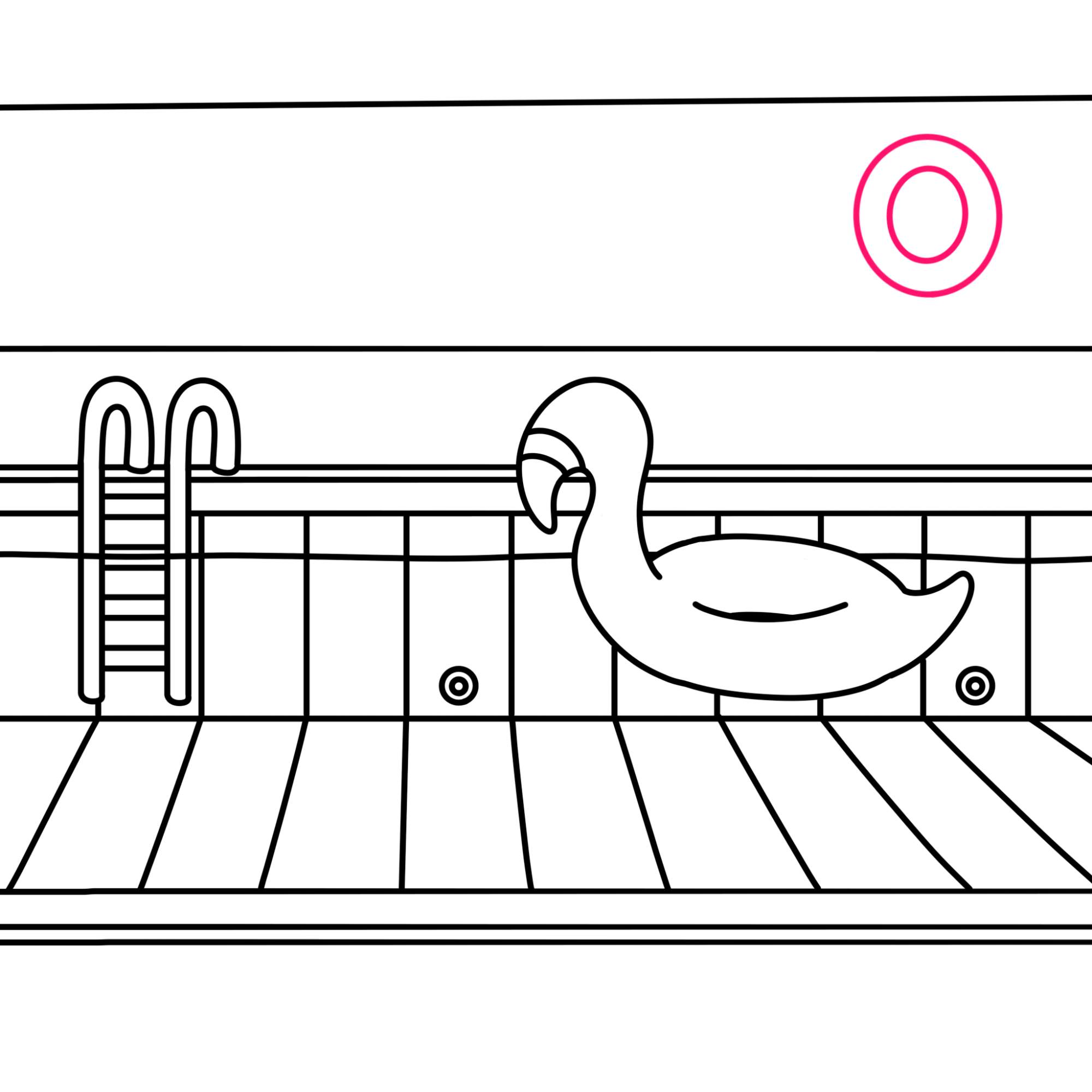 Draw a Swimming Pool - Step-13