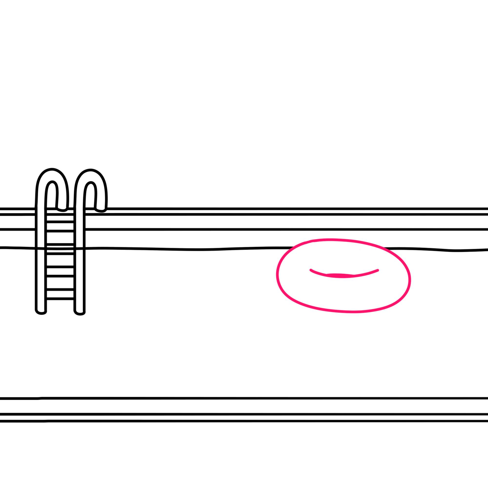 Draw a Swimming Pool - Step-5