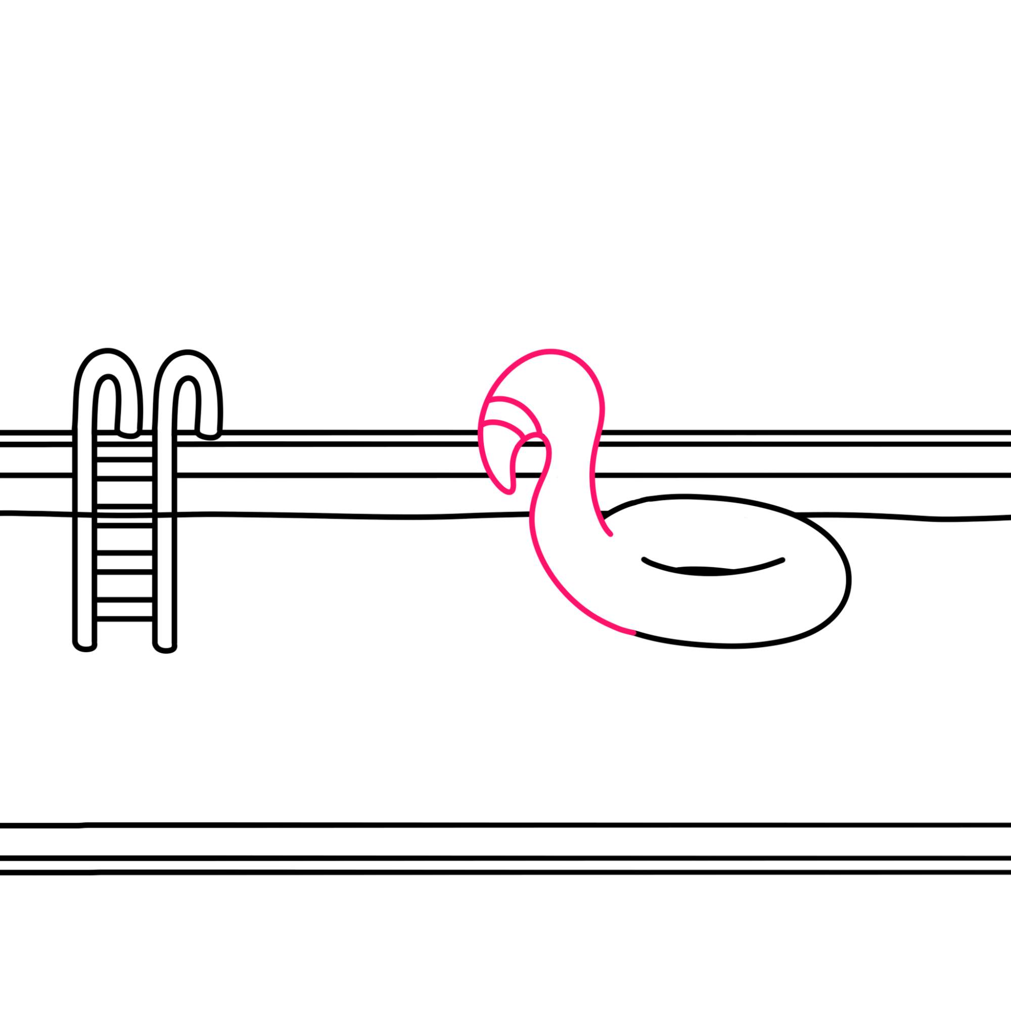 Draw a Swimming Pool - Step-6