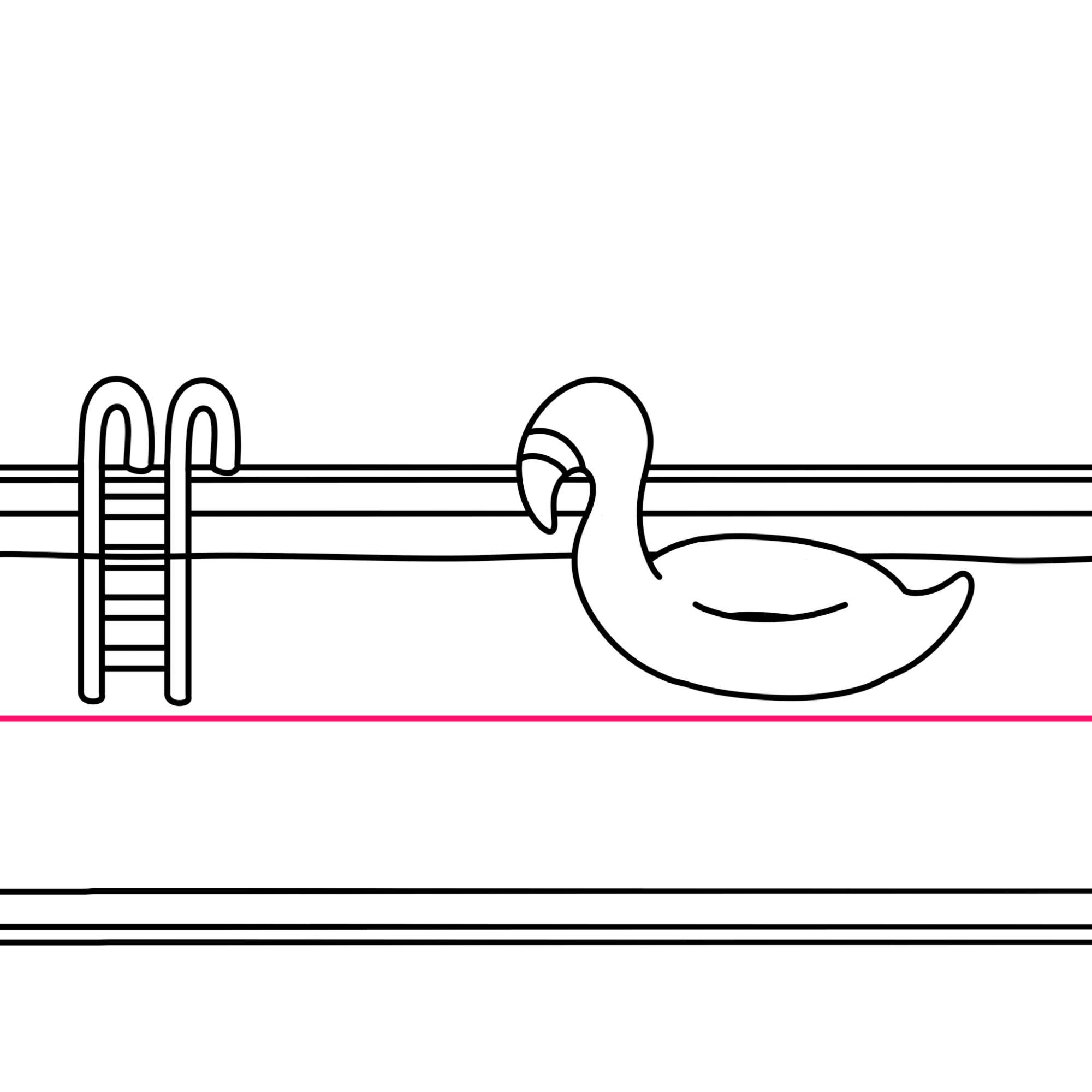 Draw a Swimming Pool - Step-8