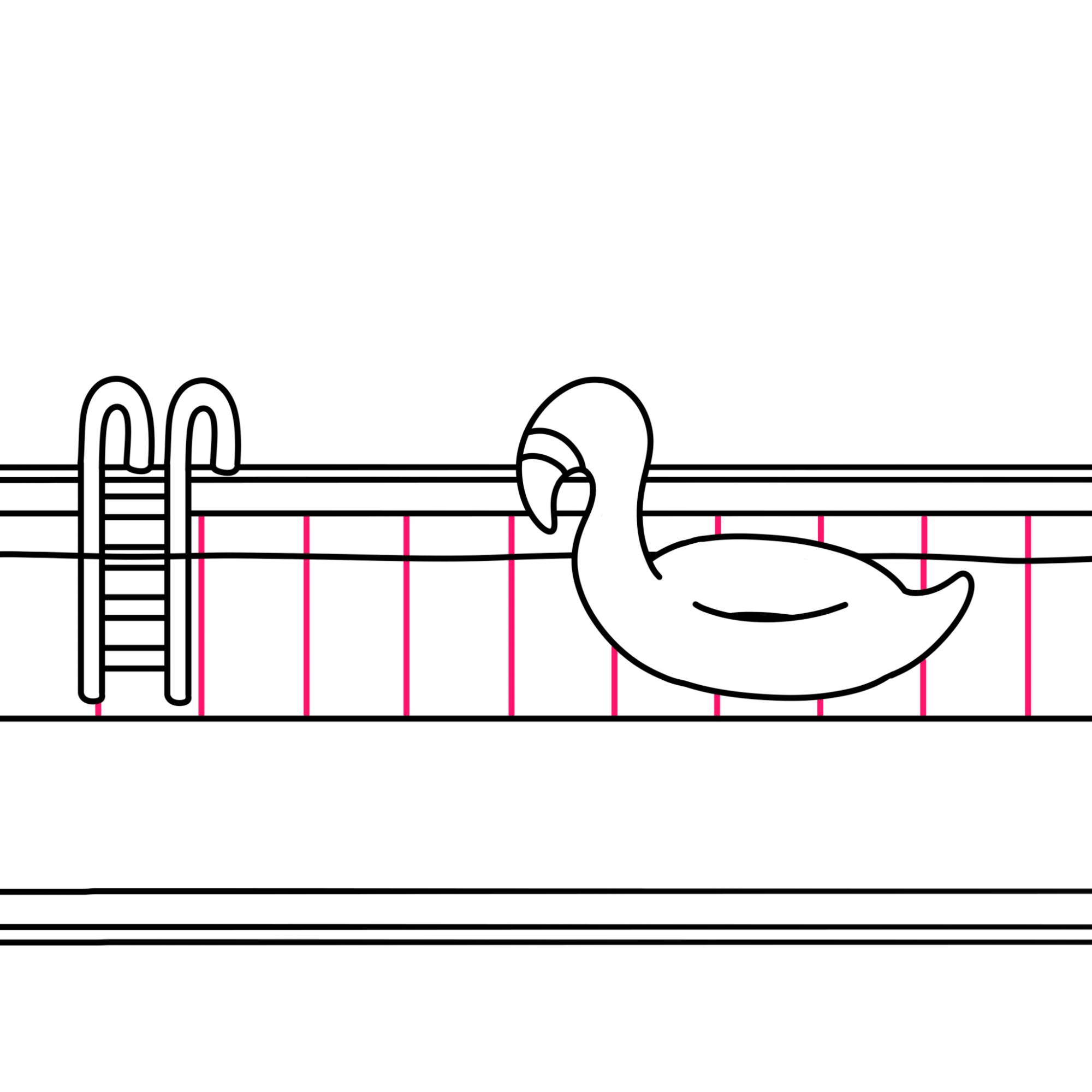 Draw a Swimming Pool - Step-9