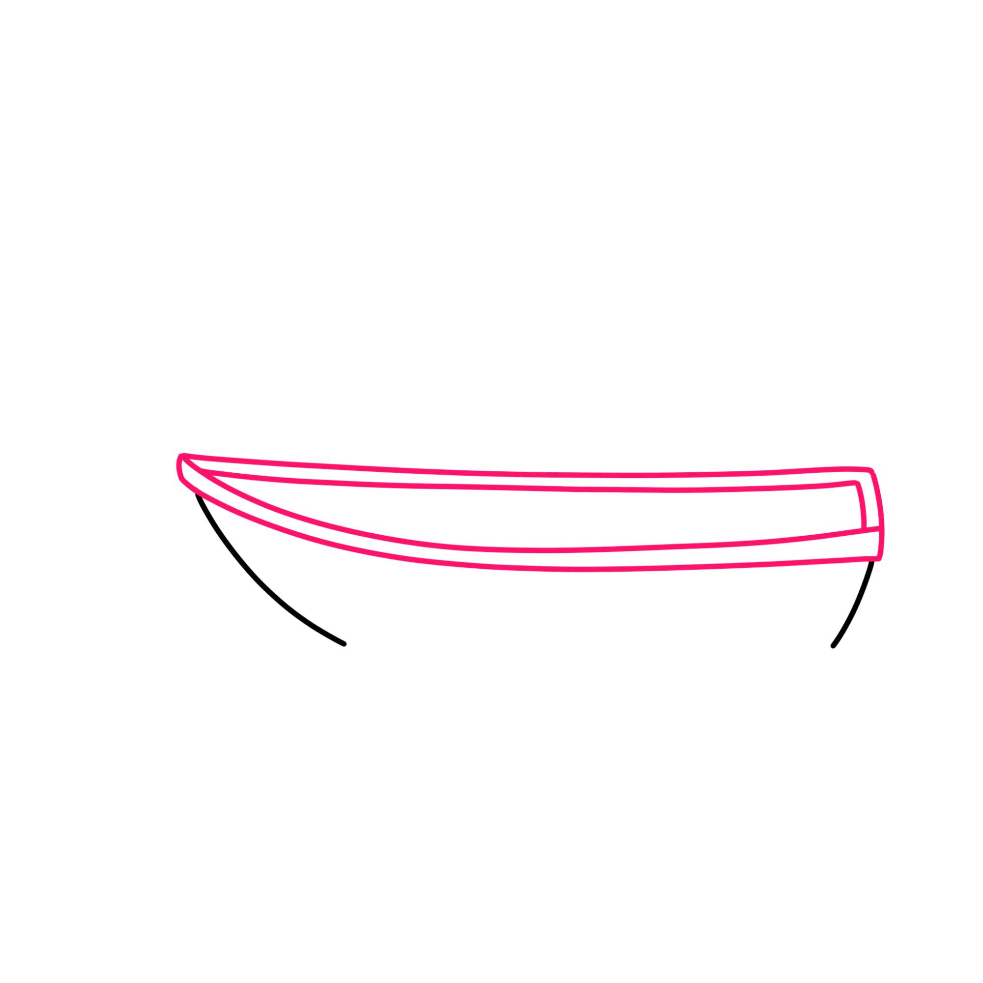 How to Draw a Boat - Step-2