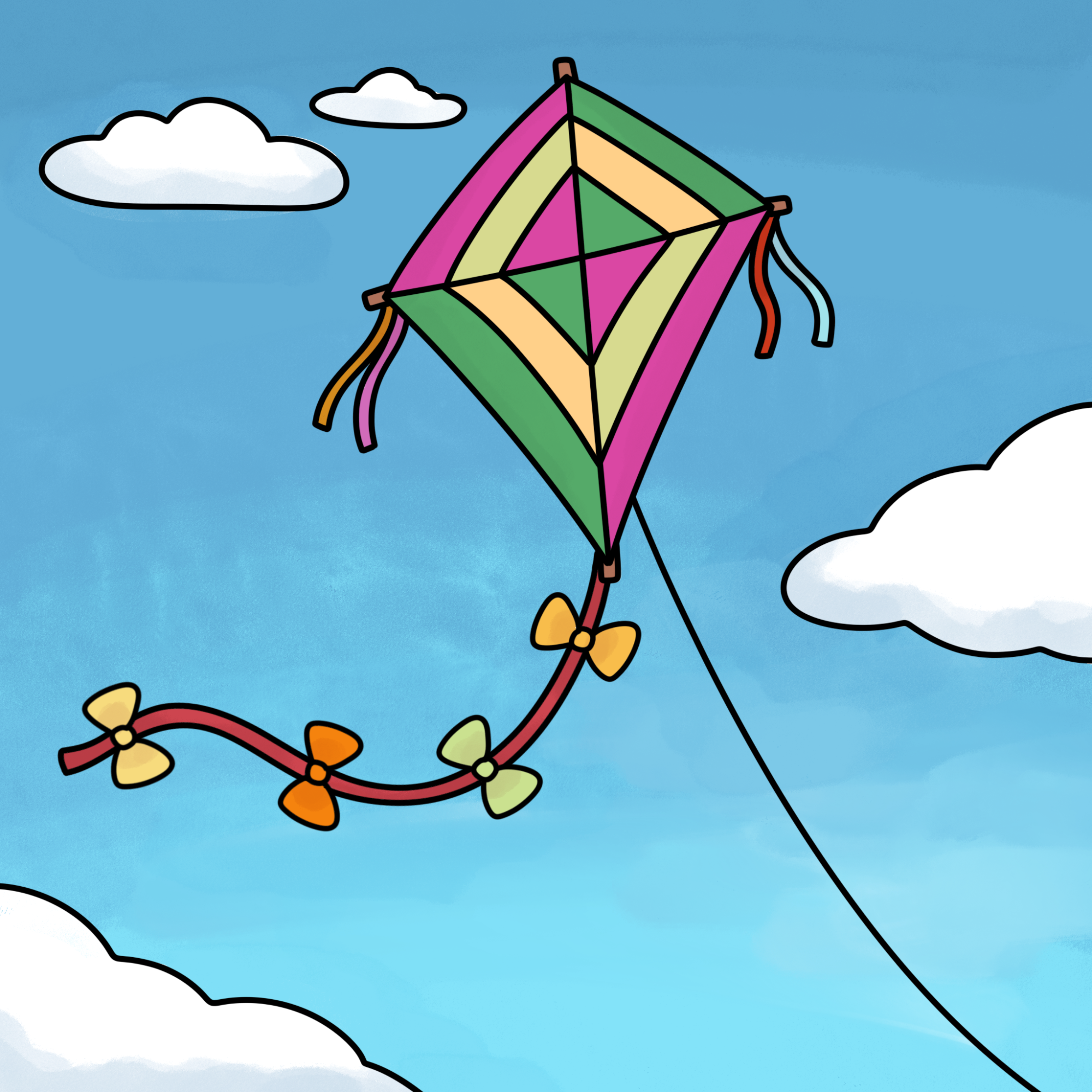 How to Draw a Kite