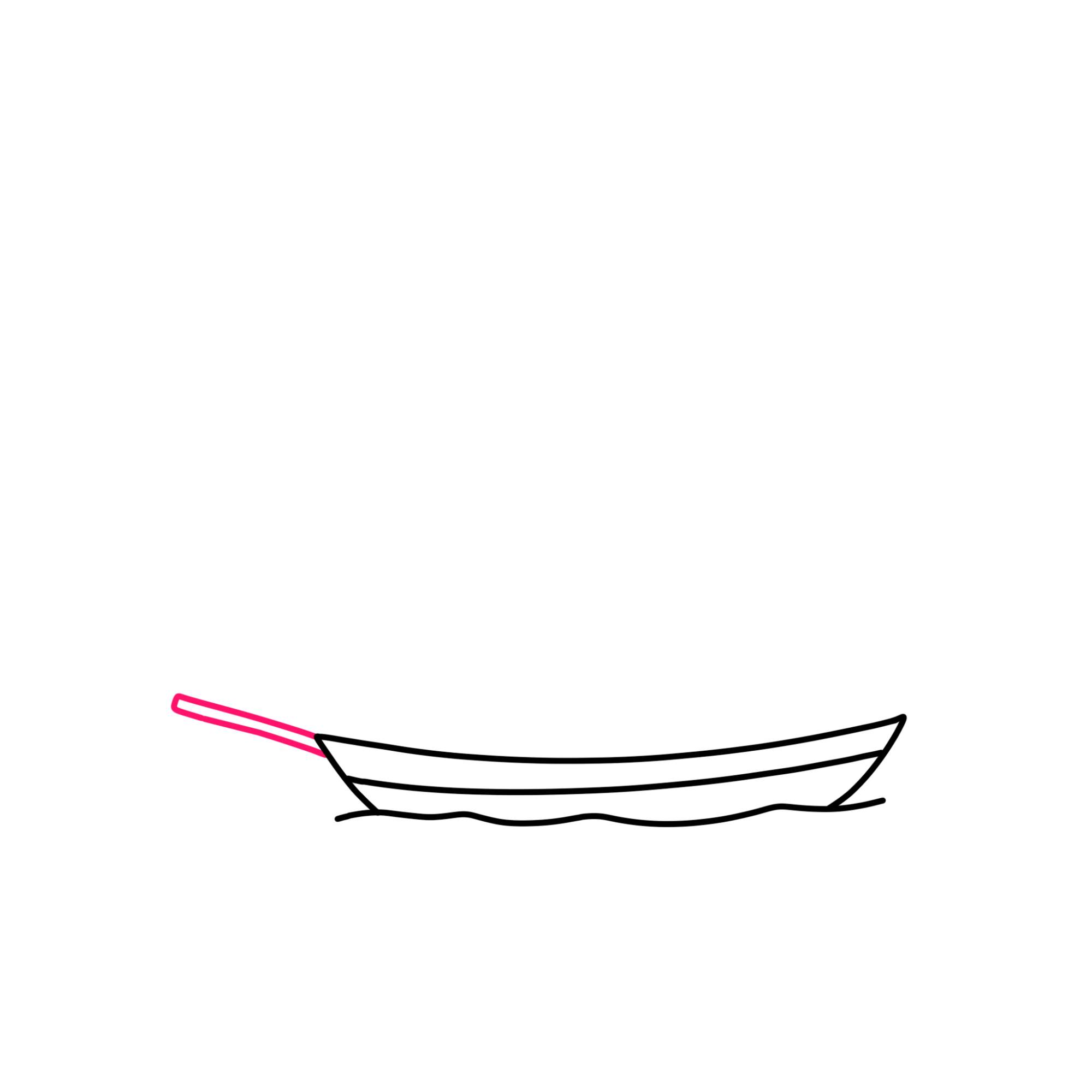 How to Draw a Sailboat - Step-4