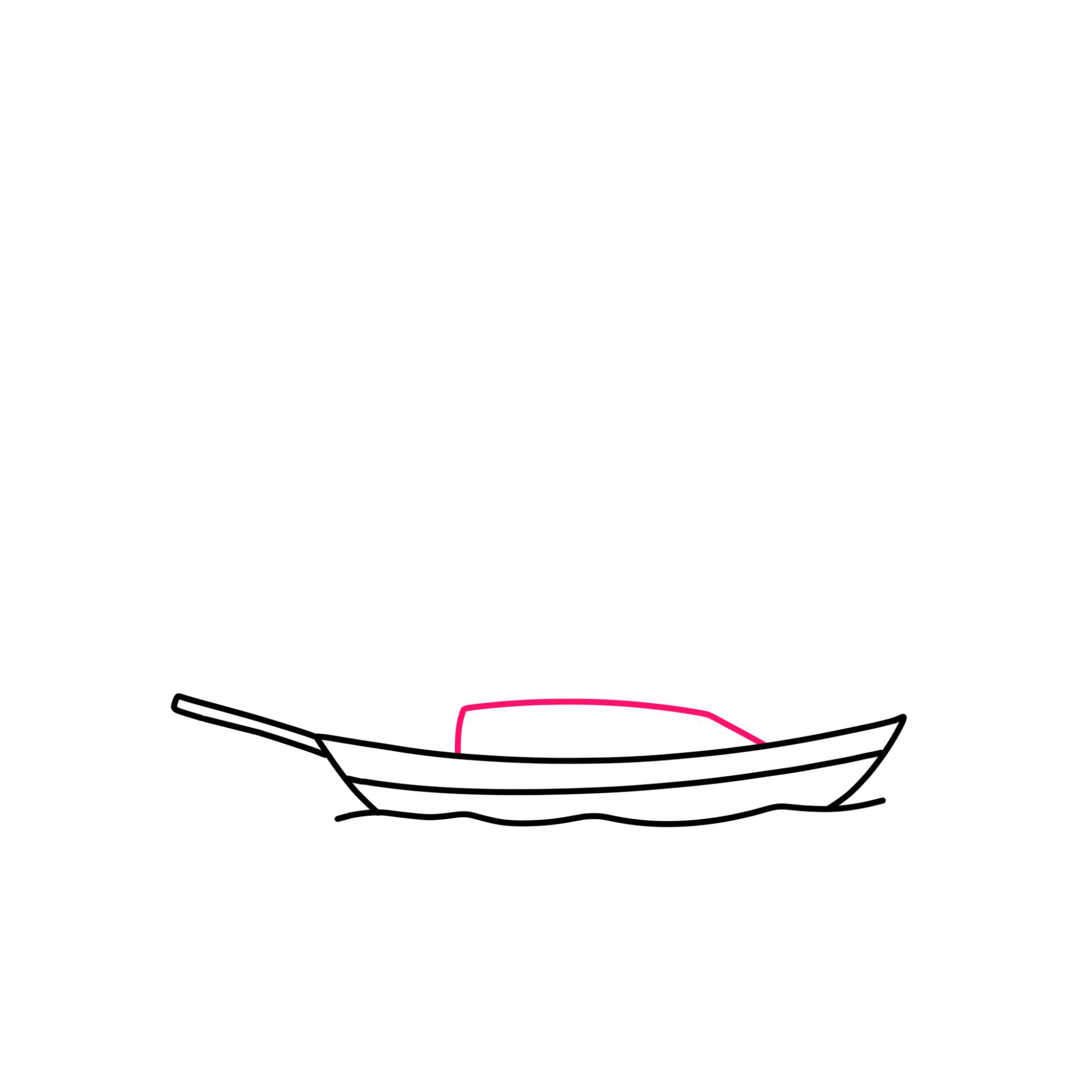 How to Draw a Sailboat - Step-5