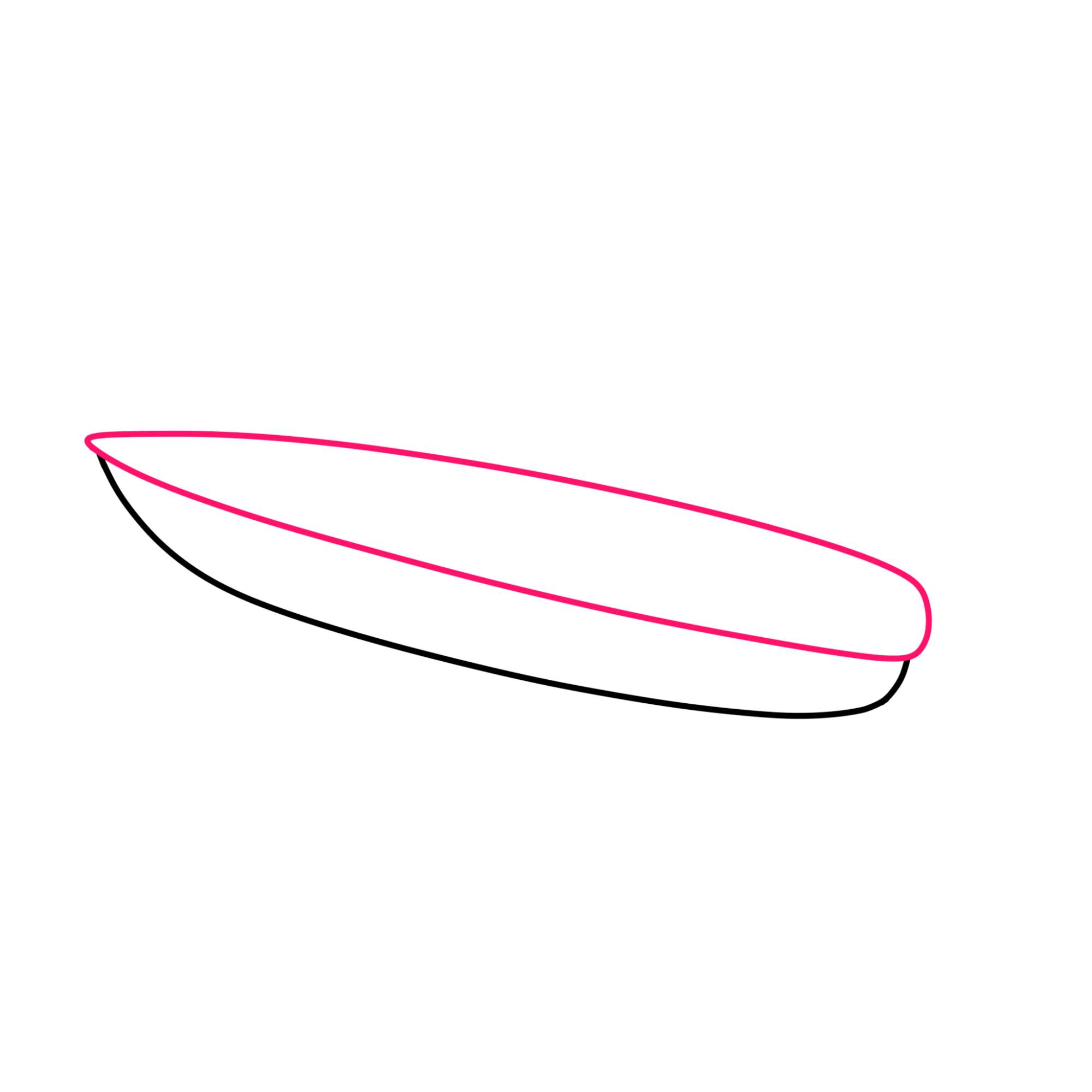 How to Draw a Speedboat - Step-2