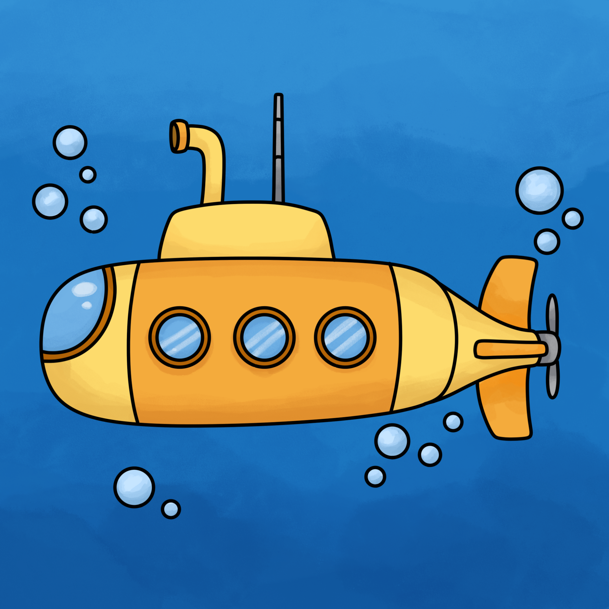 How to Draw a Submarine