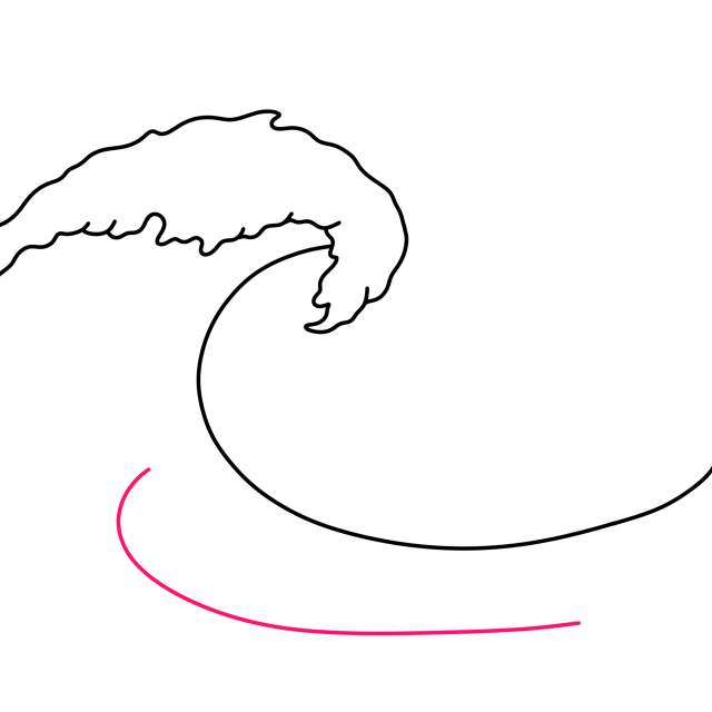 How to Draw a Wave - Drawing with Dawn
