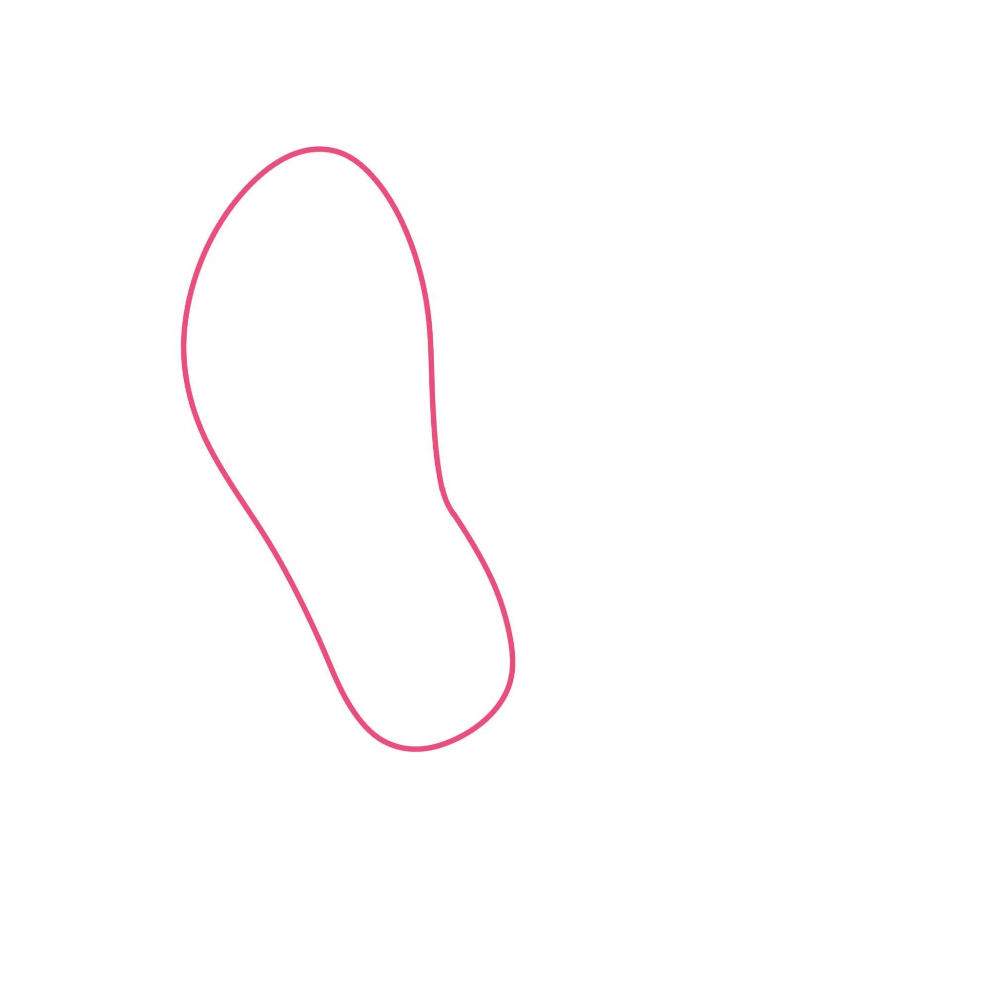 How to Draw Flip Flops - Step-1