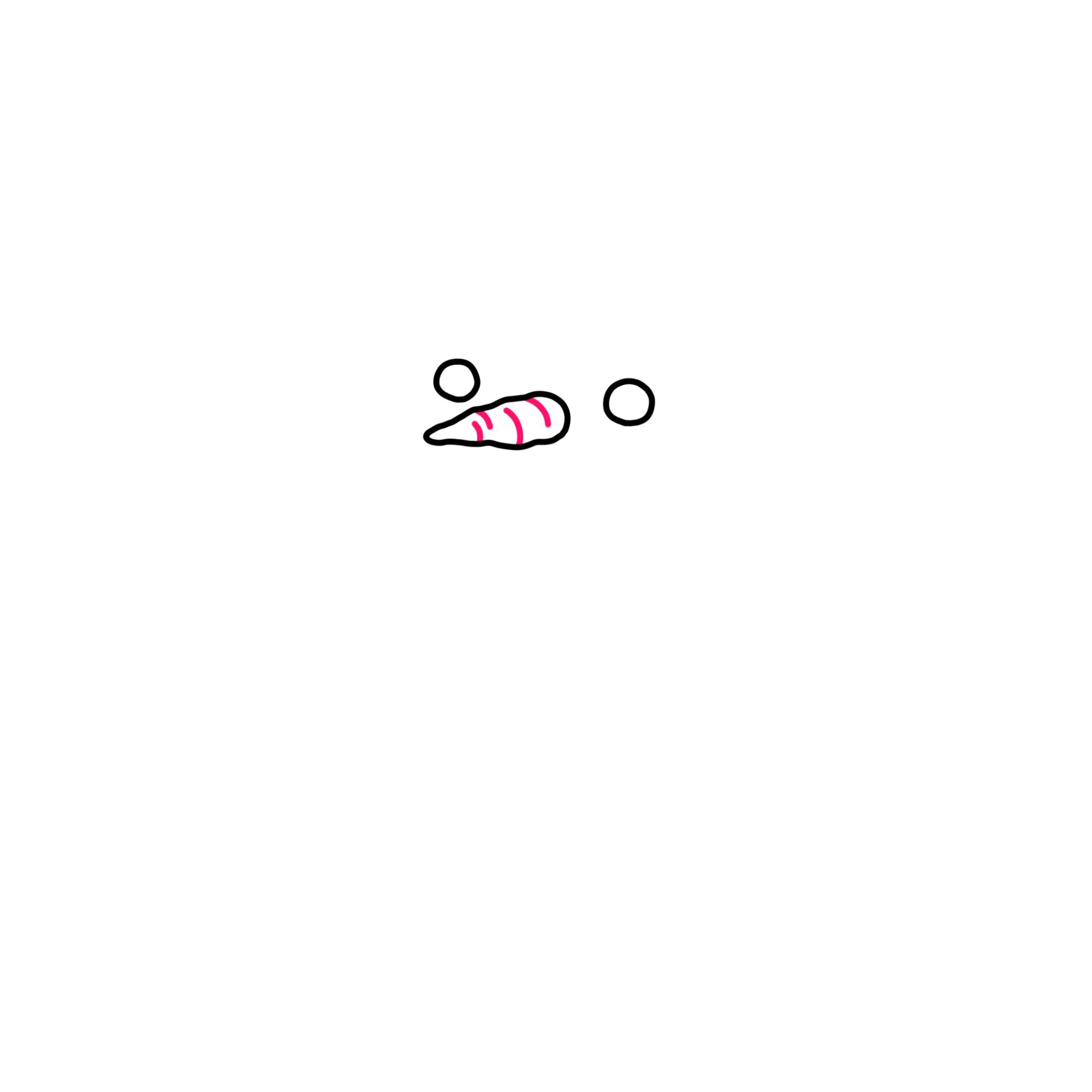 Cute Snowman Drawing - Step-3