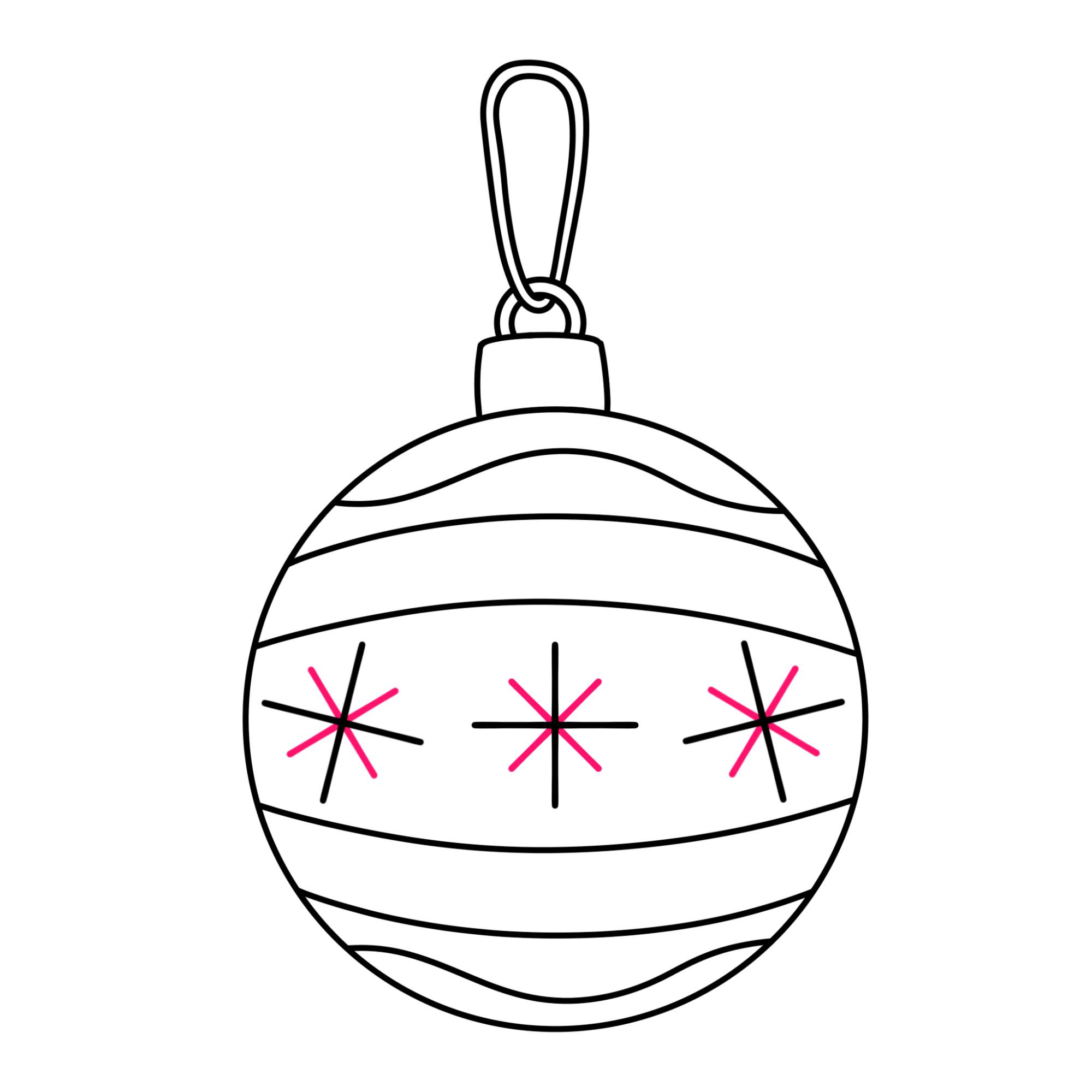 Easy Ornament Drawing - Step-7