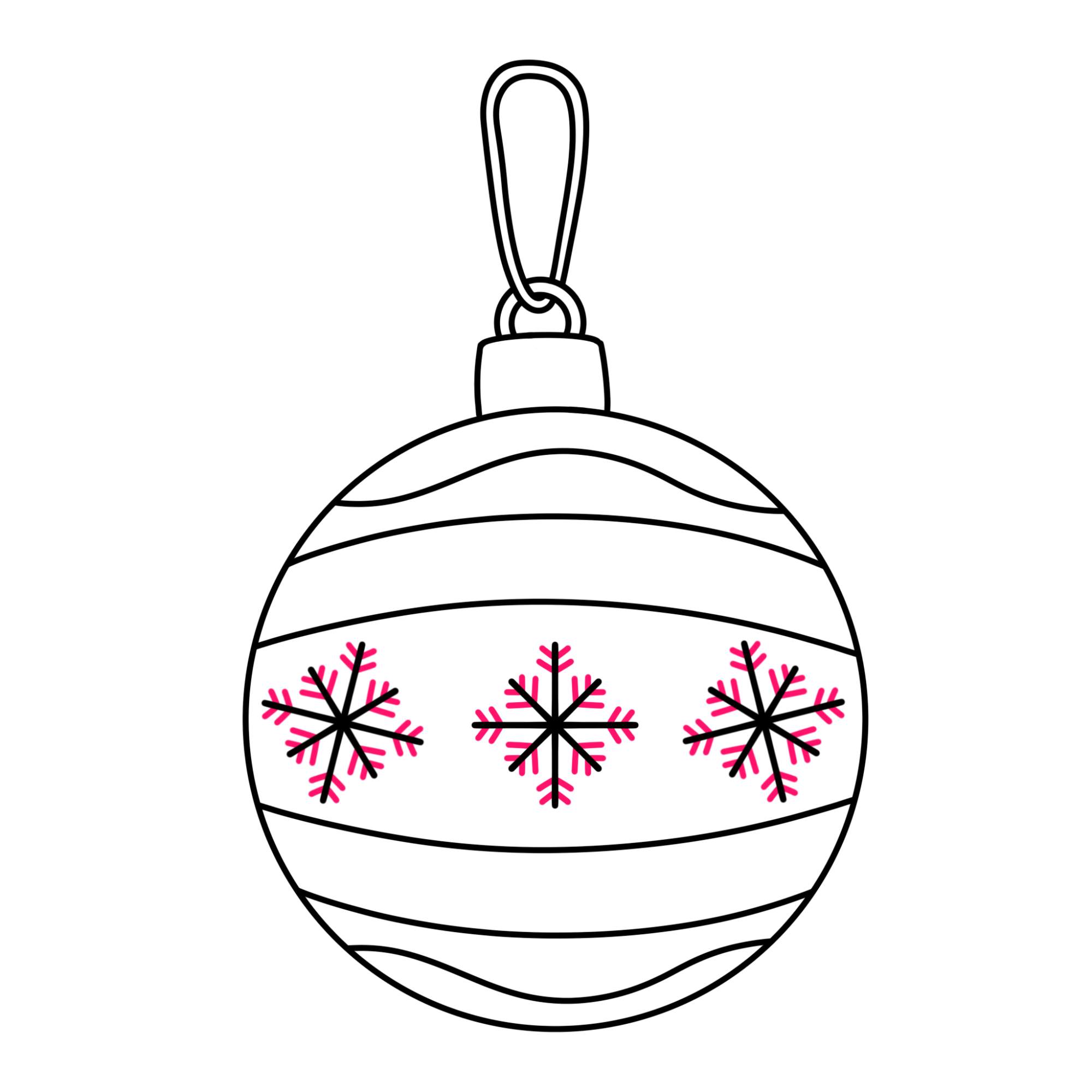 Easy Ornament Drawing - Step-8