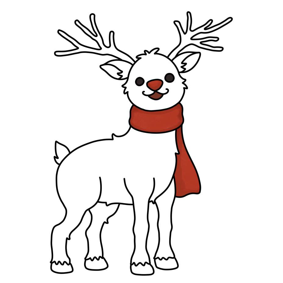 Easy Rudolph Drawing Drawing With Dawn easy-rudolph-drawing-drawing-with-dawn