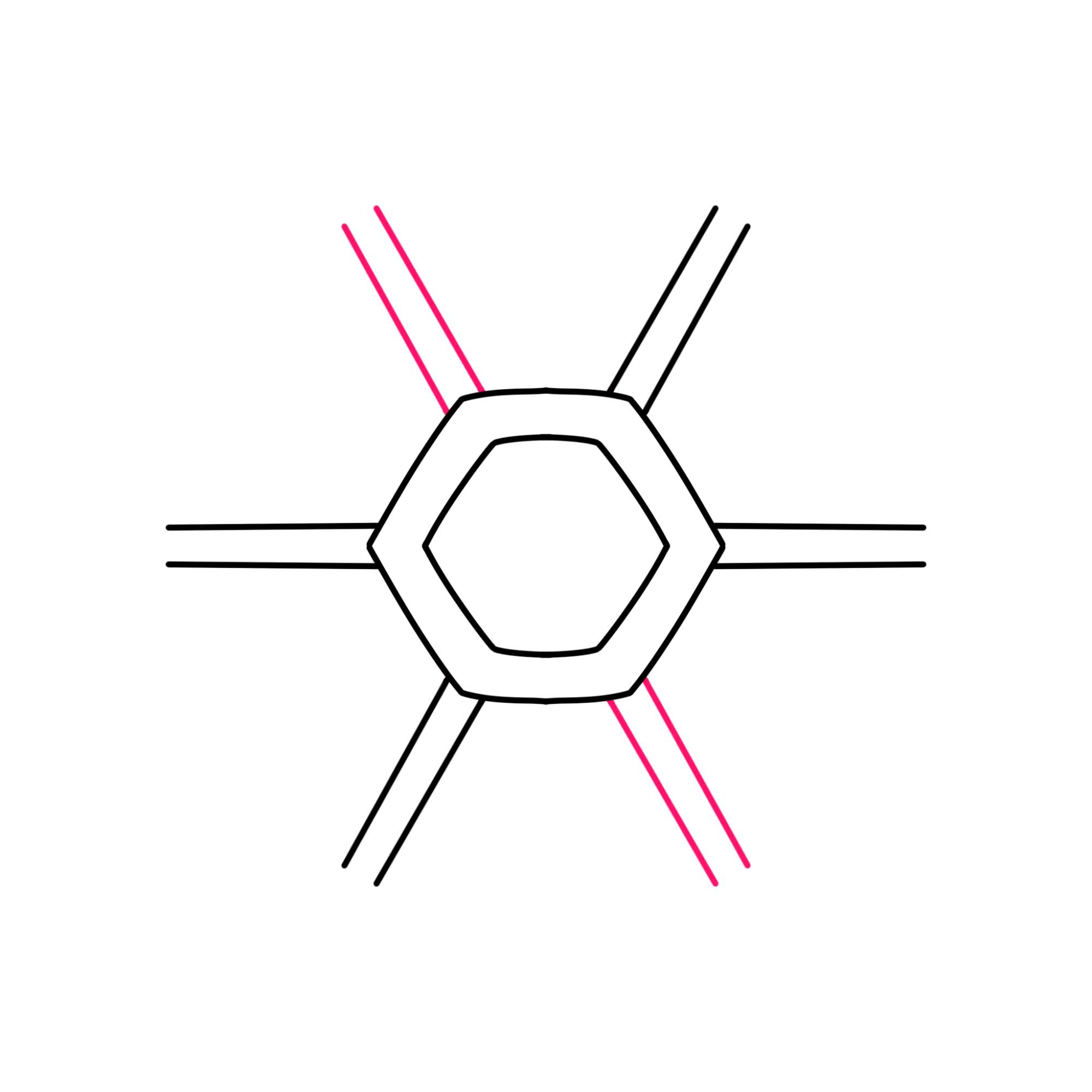 Easy Snowflake Drawing - Step-5