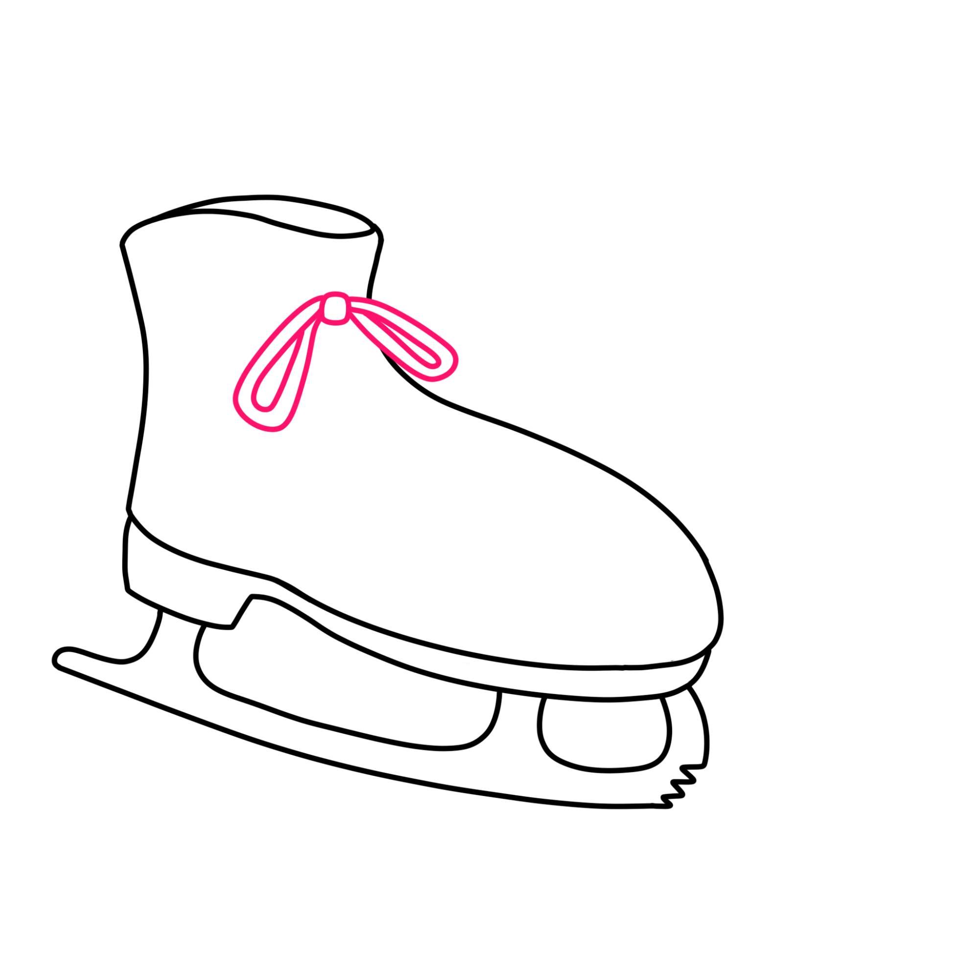 How to Draw Ice Skates - Step-5