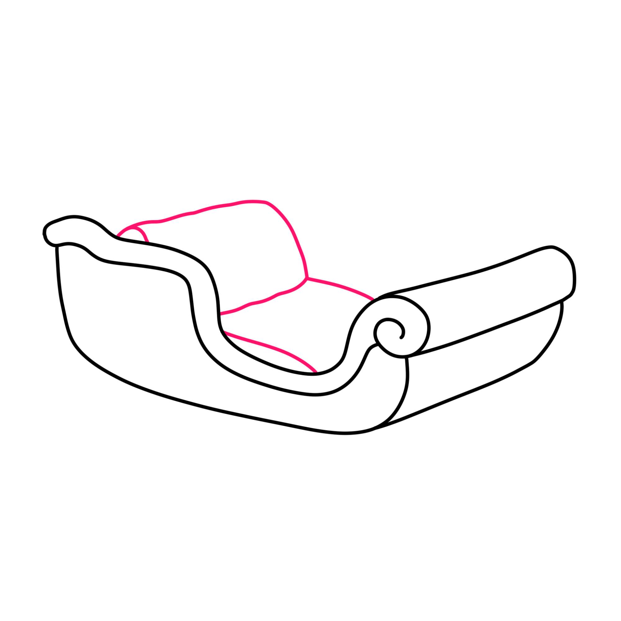 How to Draw Santas Sleigh - Step-5