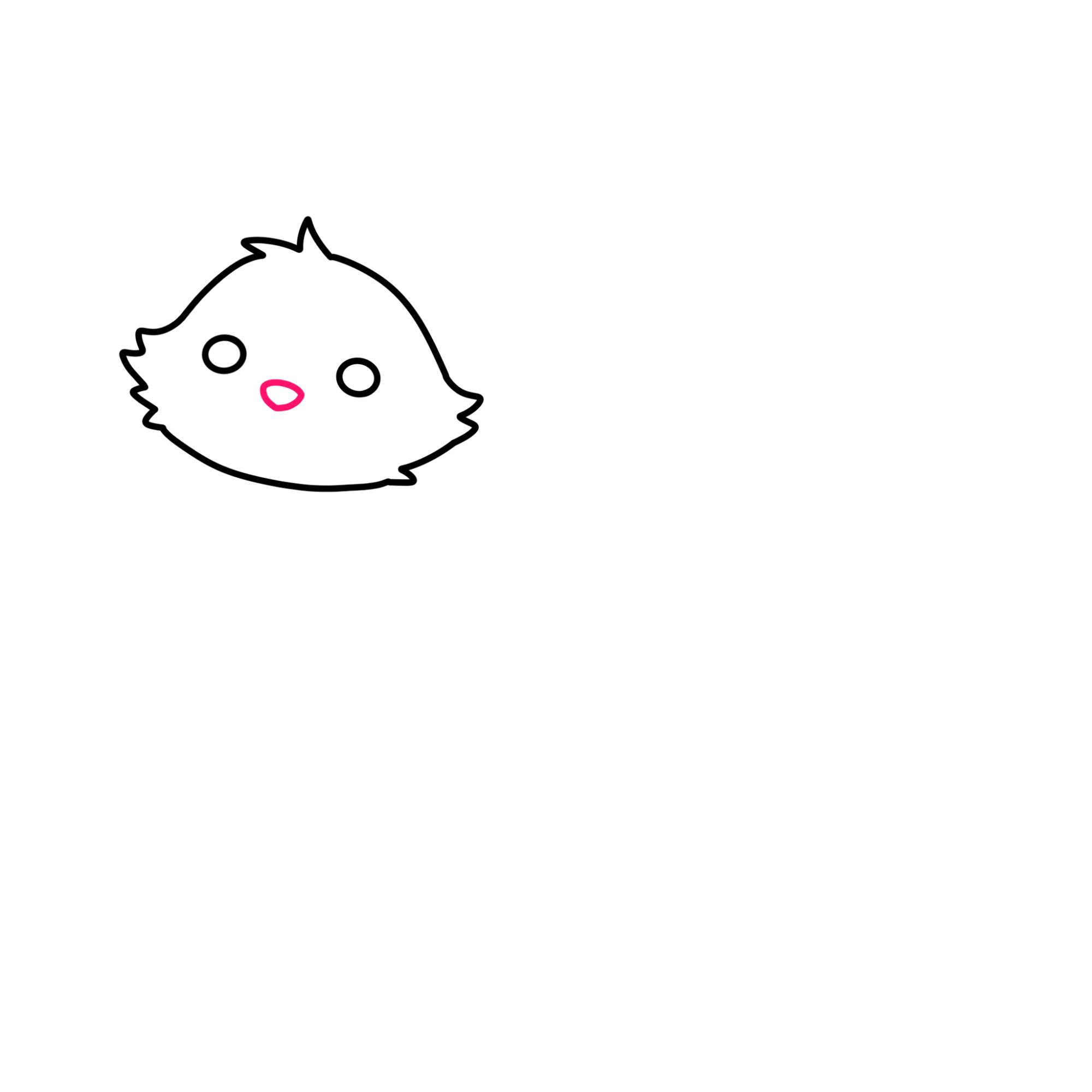 Cute Cat Drawing (easy) - Step-3