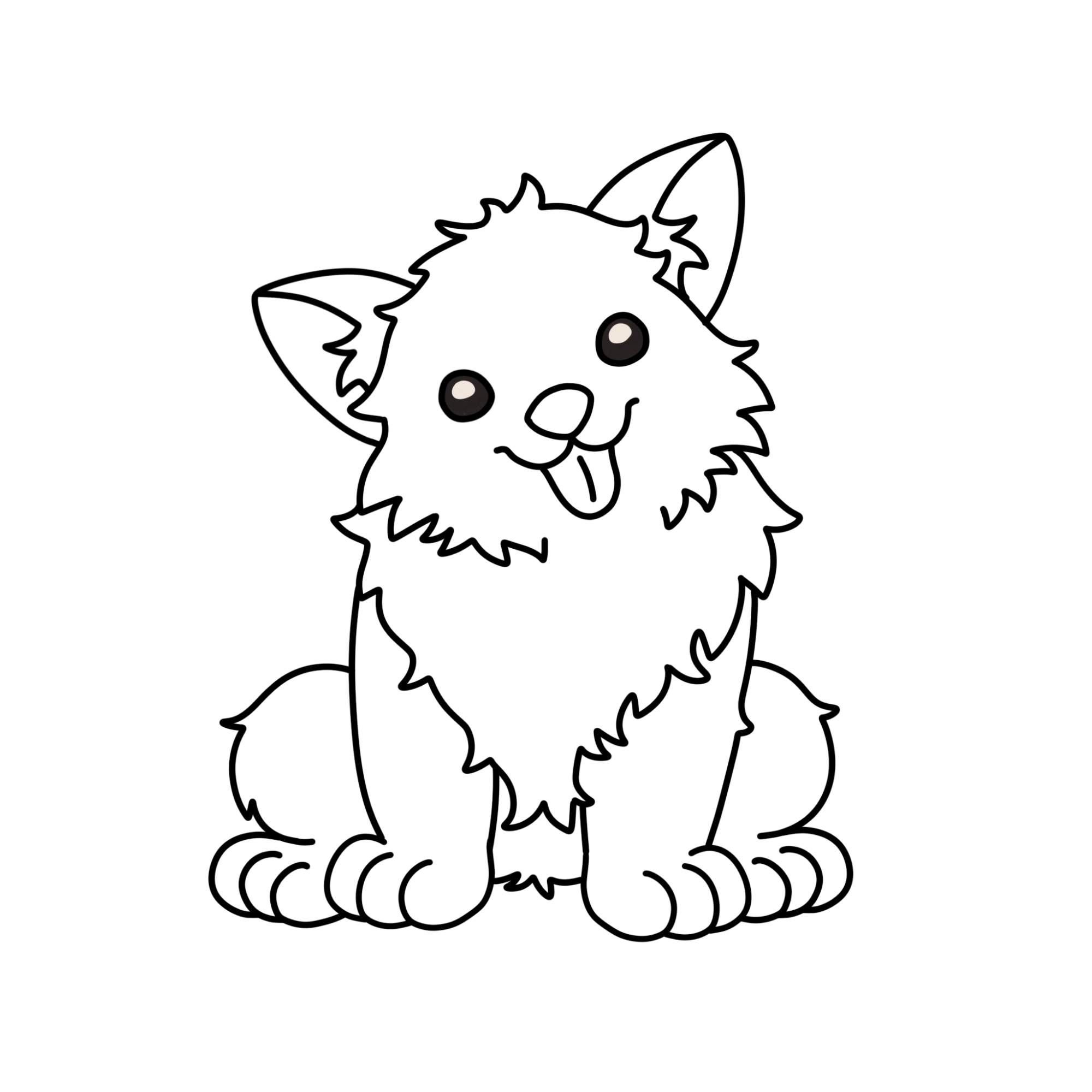 Cute Dog Drawing - Step-13