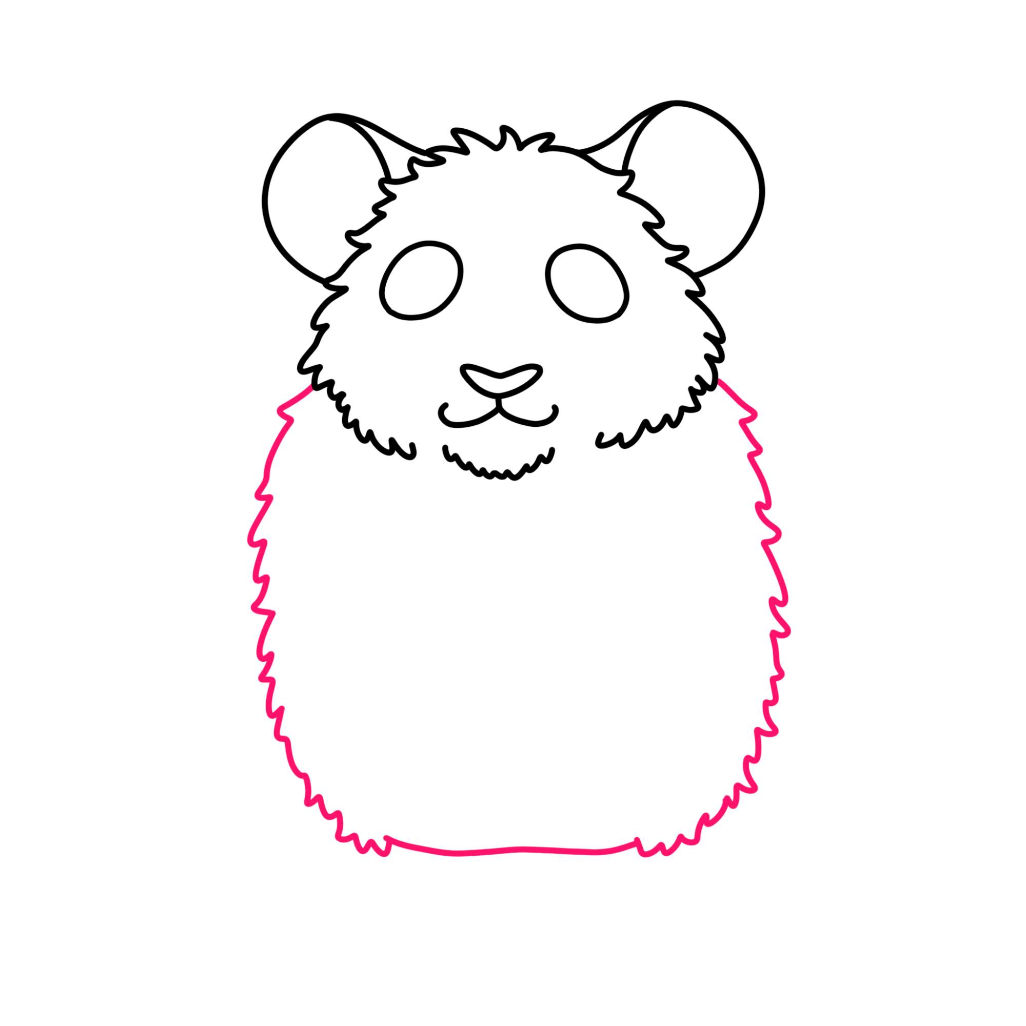 How to Draw a Hamster - Step-7