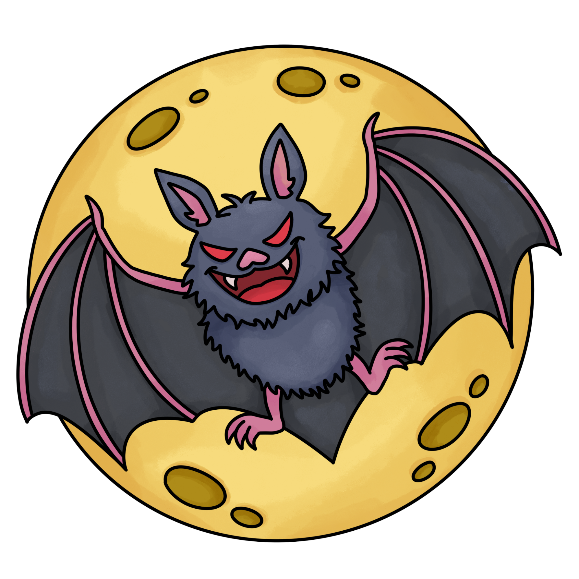 Halloween Bat Drawing