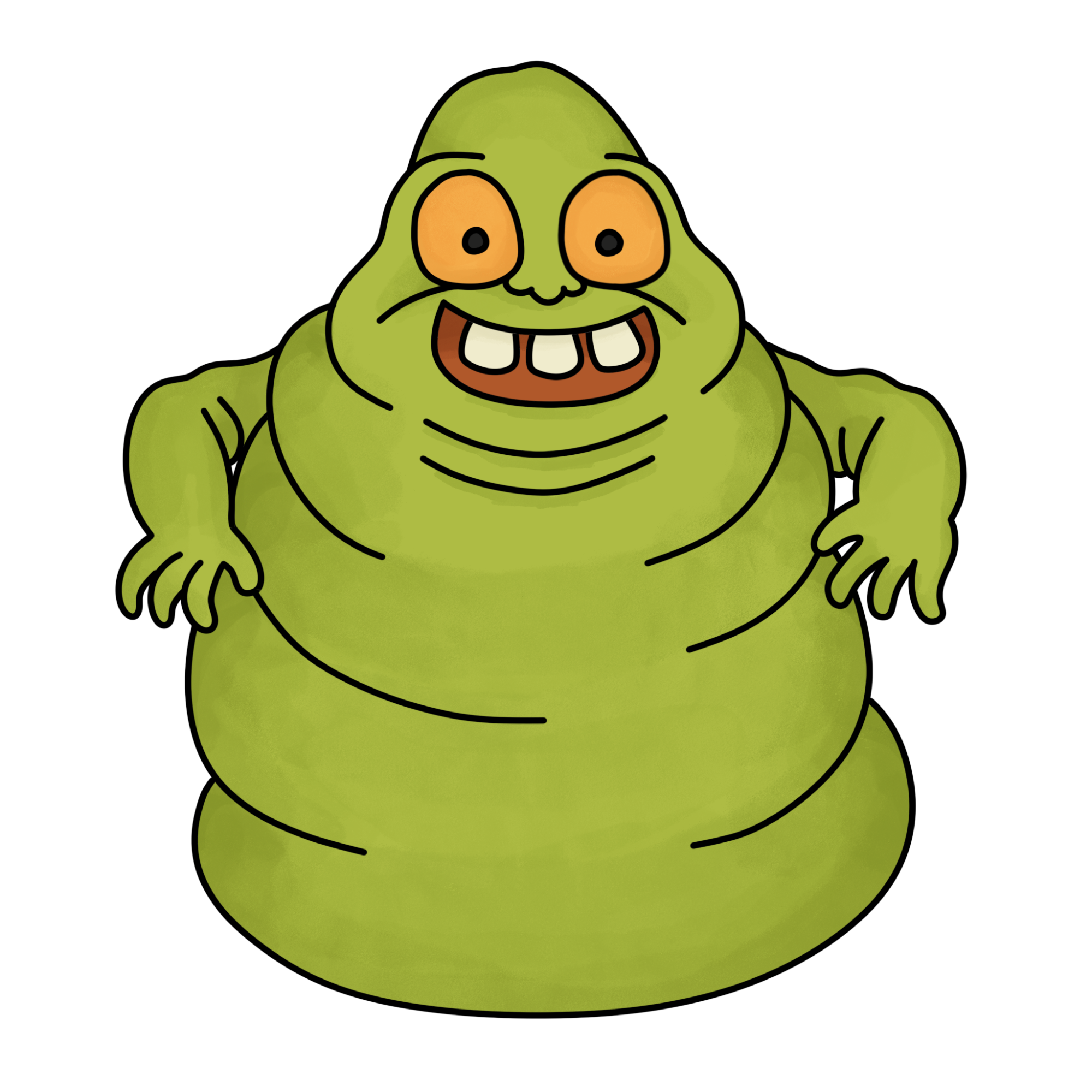 Slimer Drawing