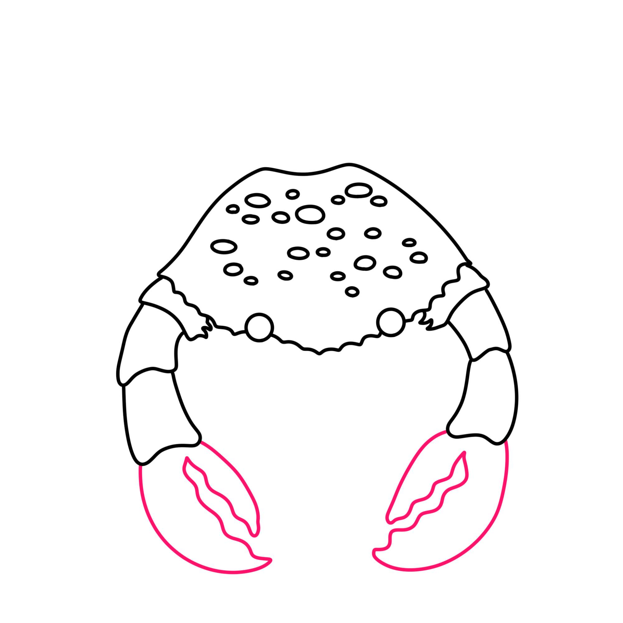 How to Draw a Crab - Step-7