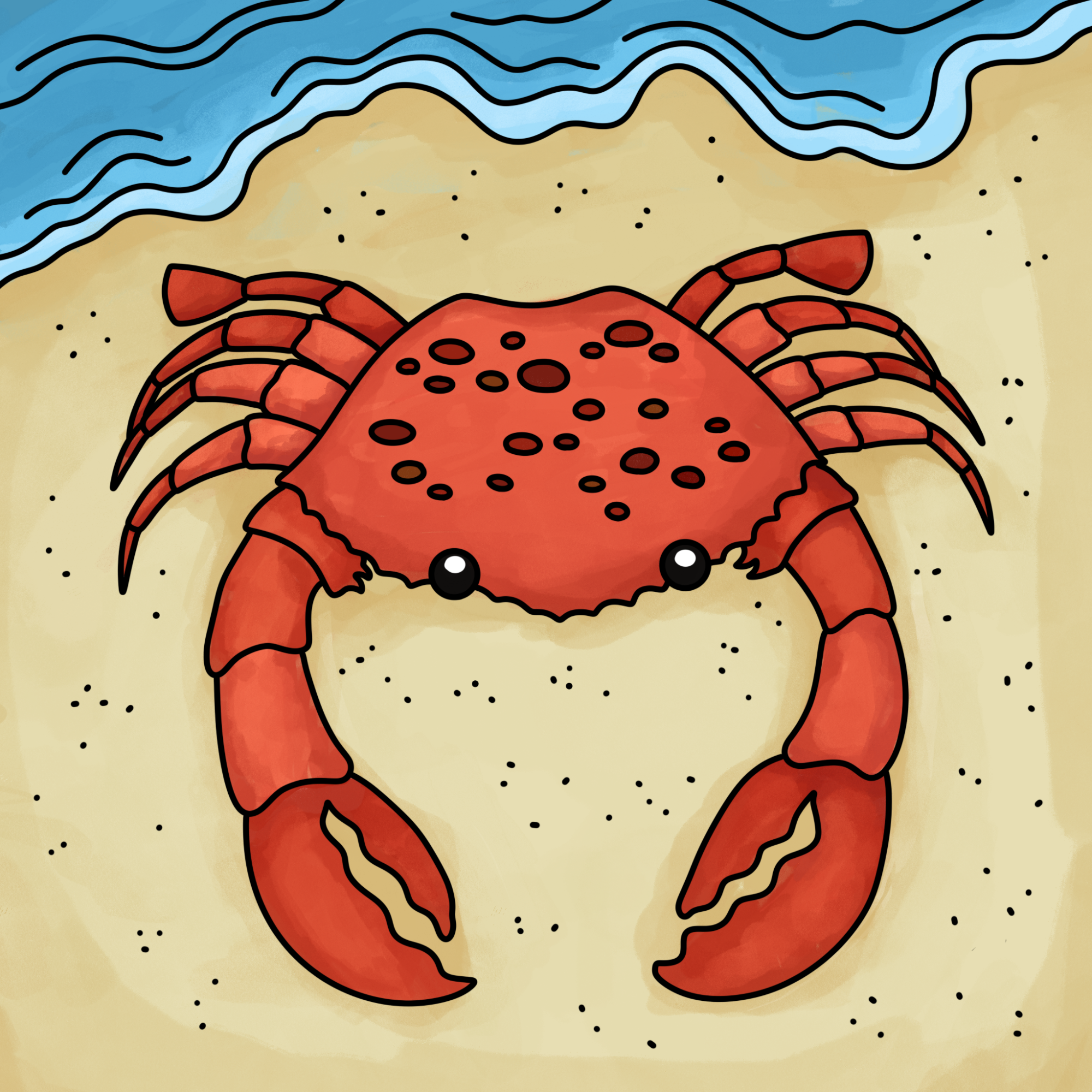 How to Draw a Crab