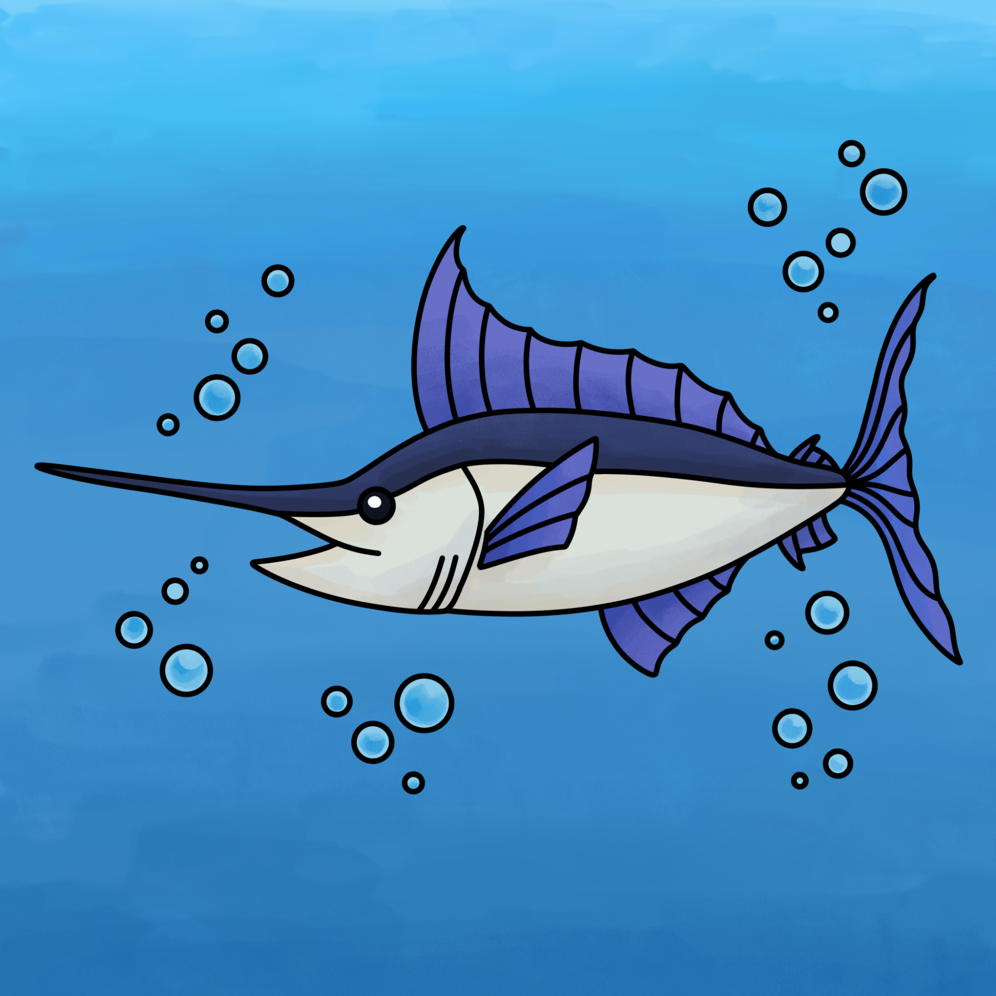 Swordfish Drawing