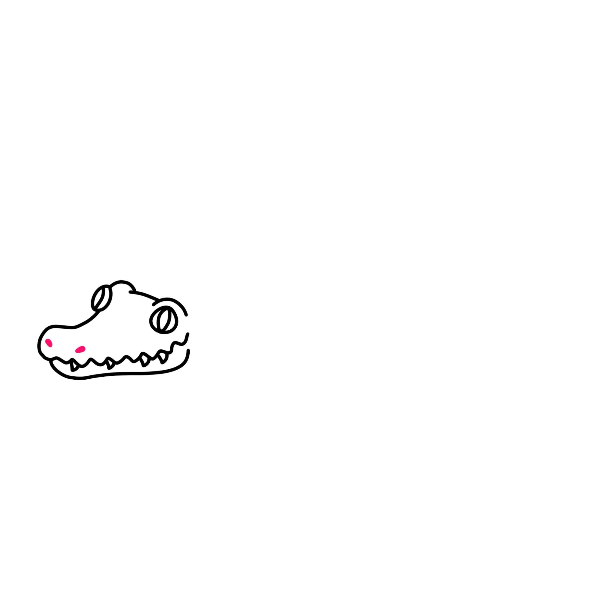 Crocodile Drawing for Kids - Step-7