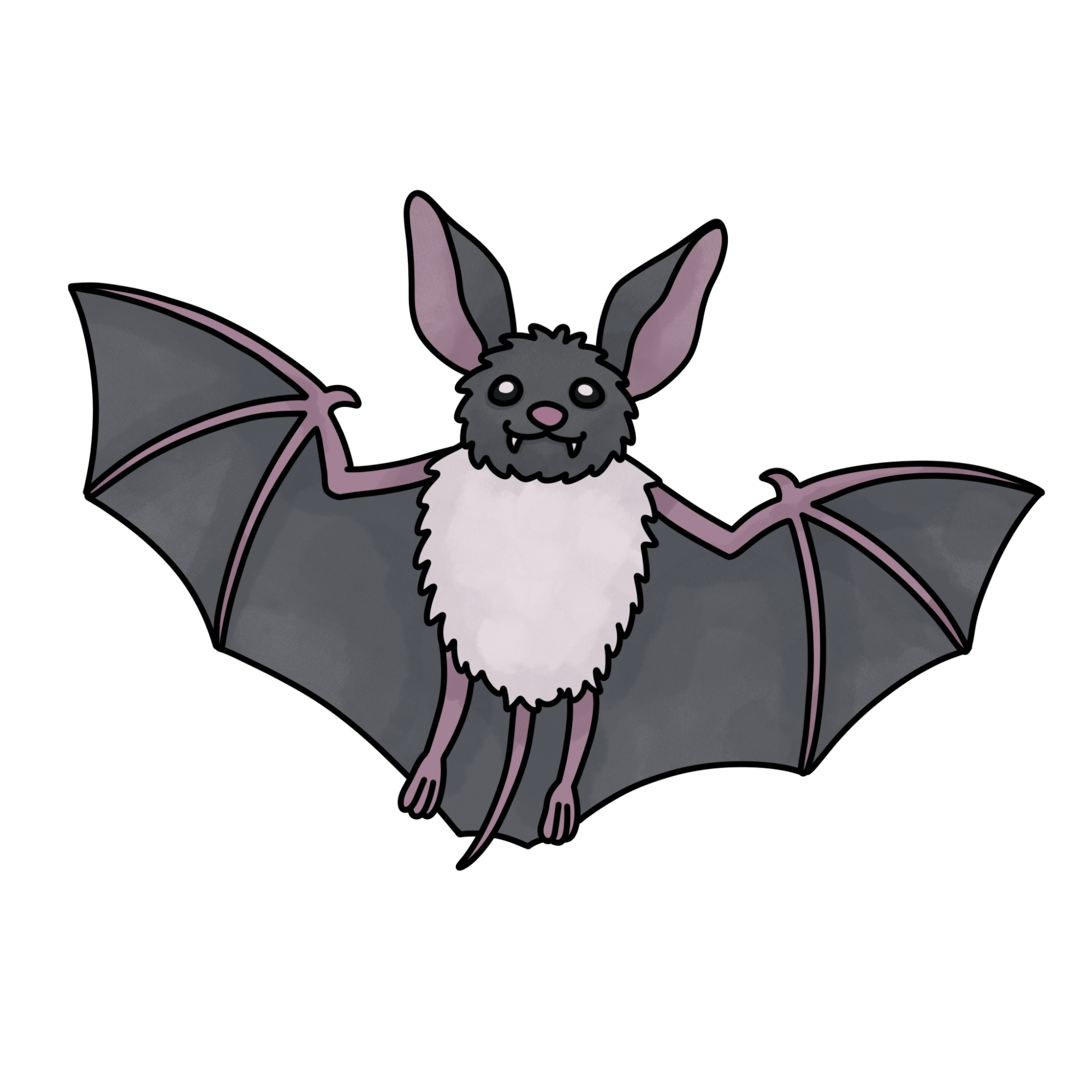 Easy Bat Drawing