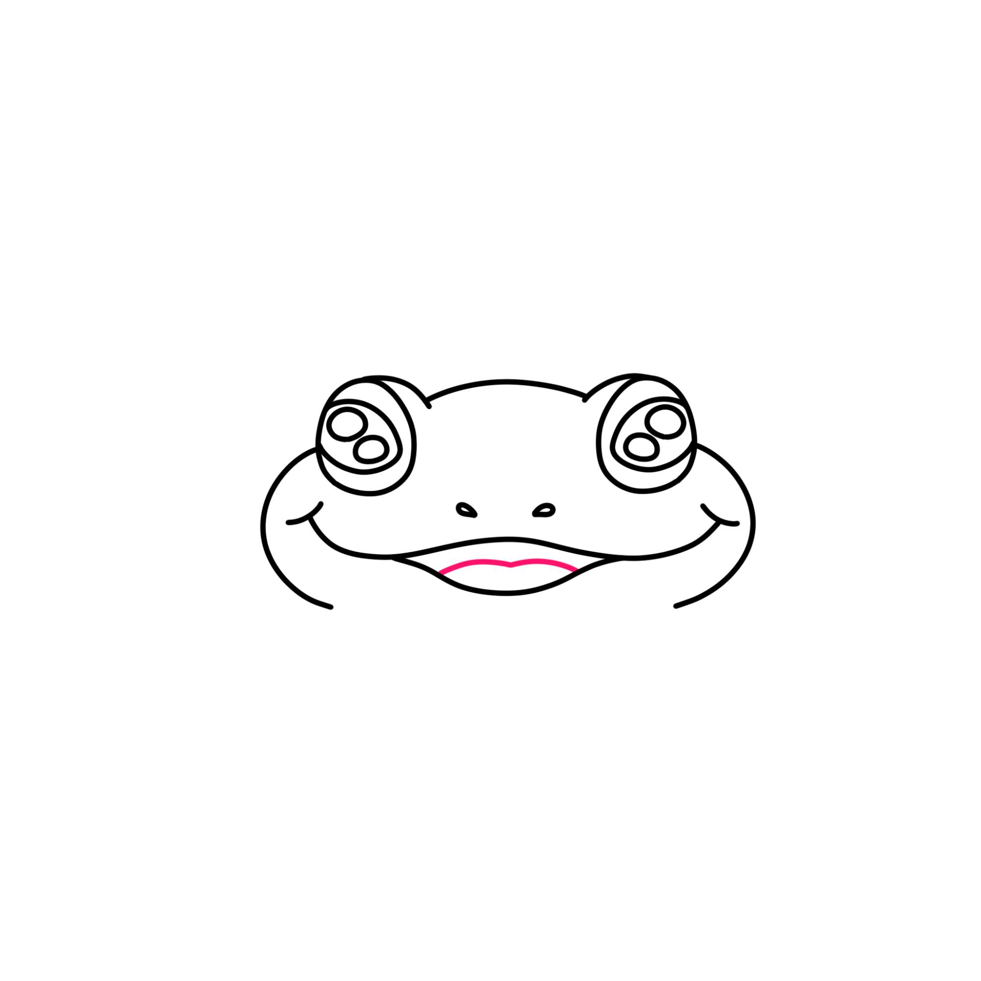 How to Draw a Cute Frog - Step-6