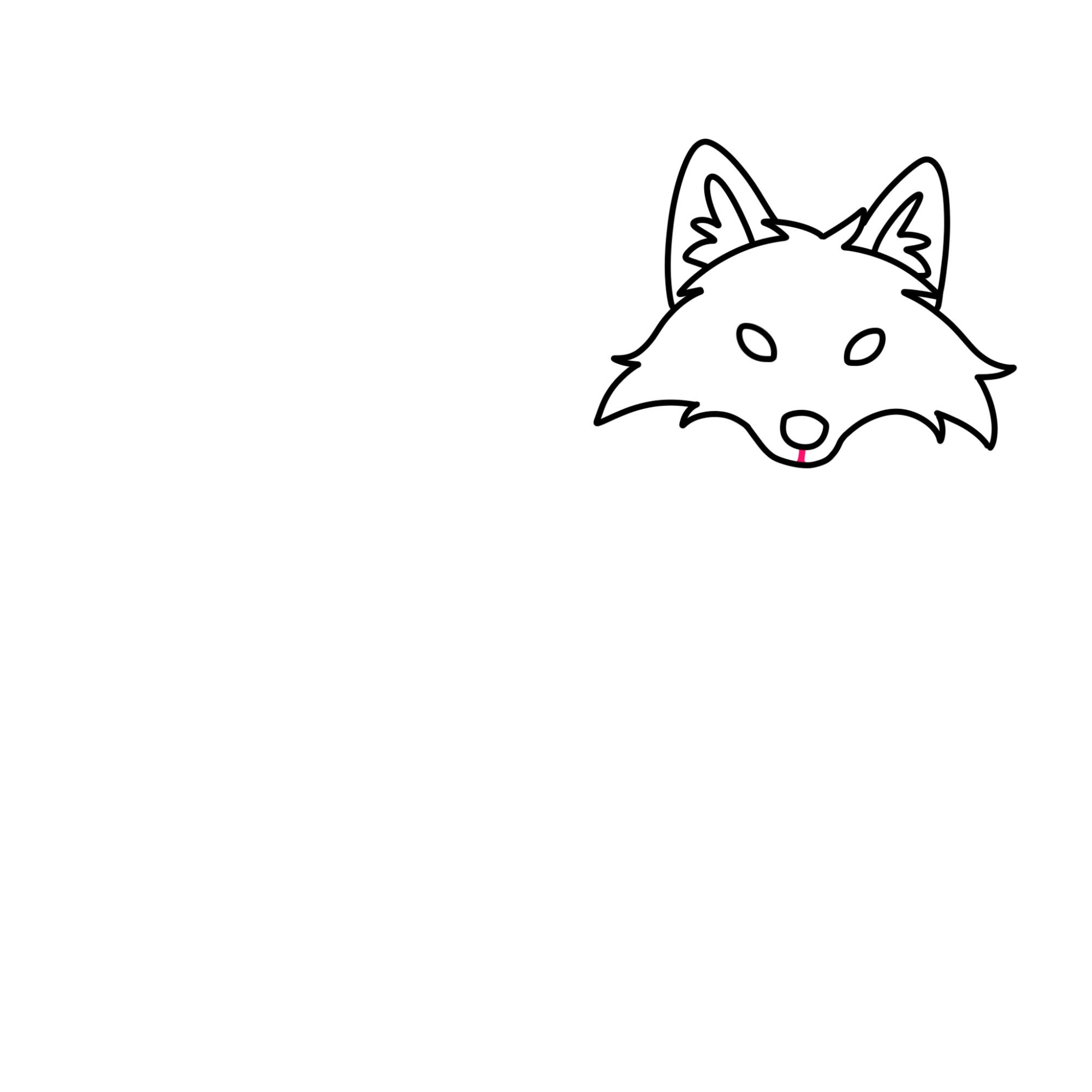 How to Draw a Fox - Step-5