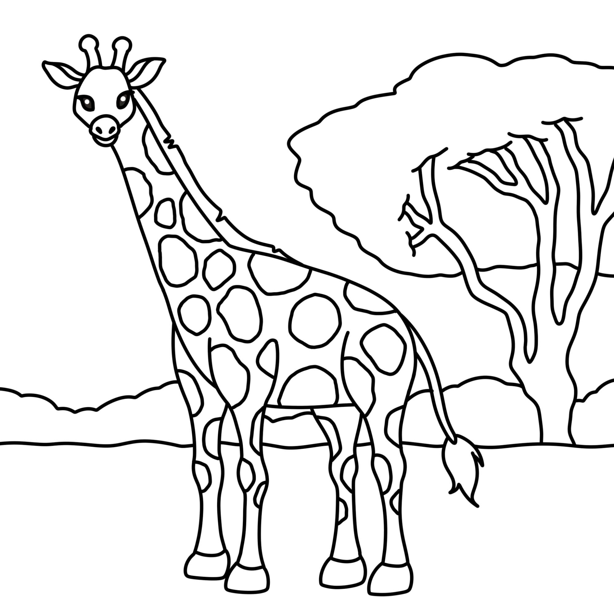 How to Draw a Giraffe - Step-15