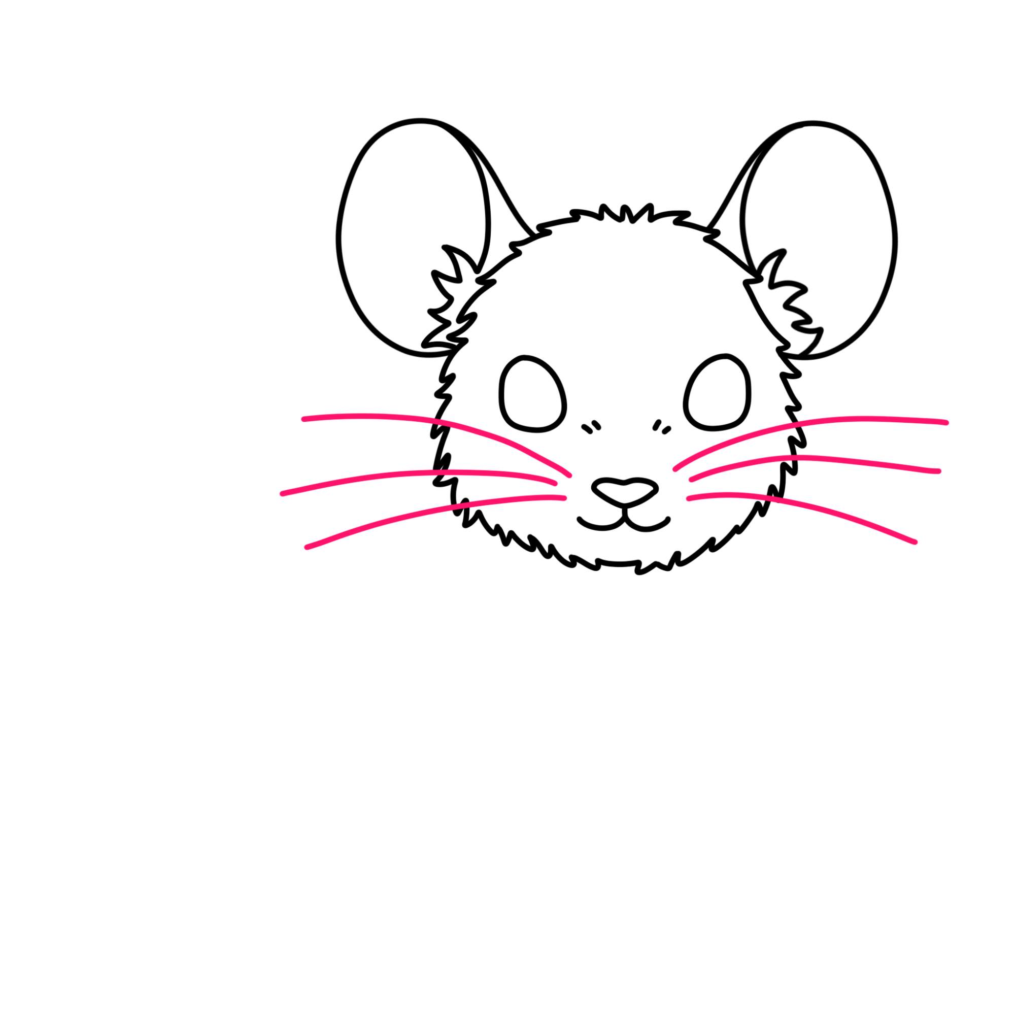 How to Draw a Mouse - Step-6