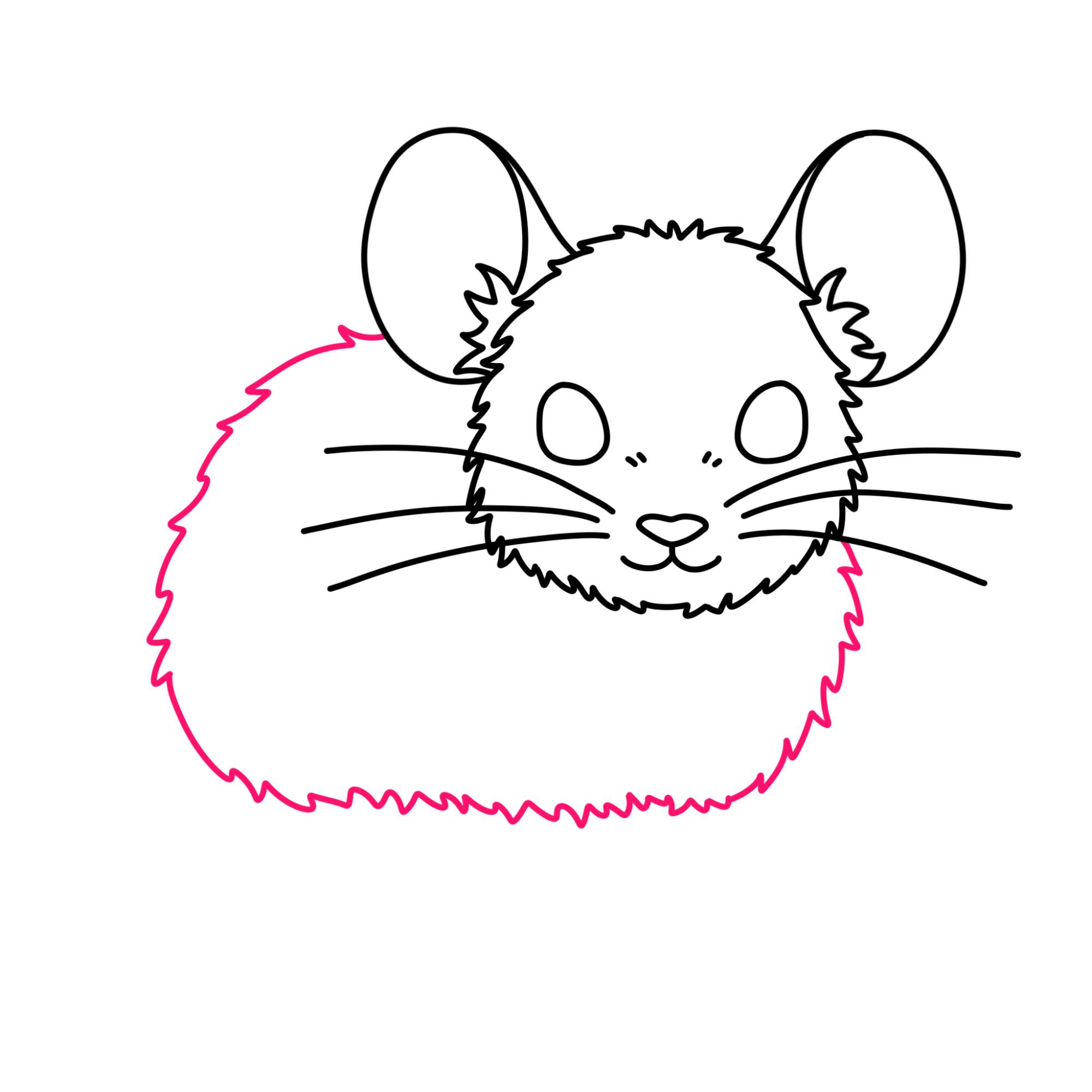 How to Draw a Mouse - Step-7