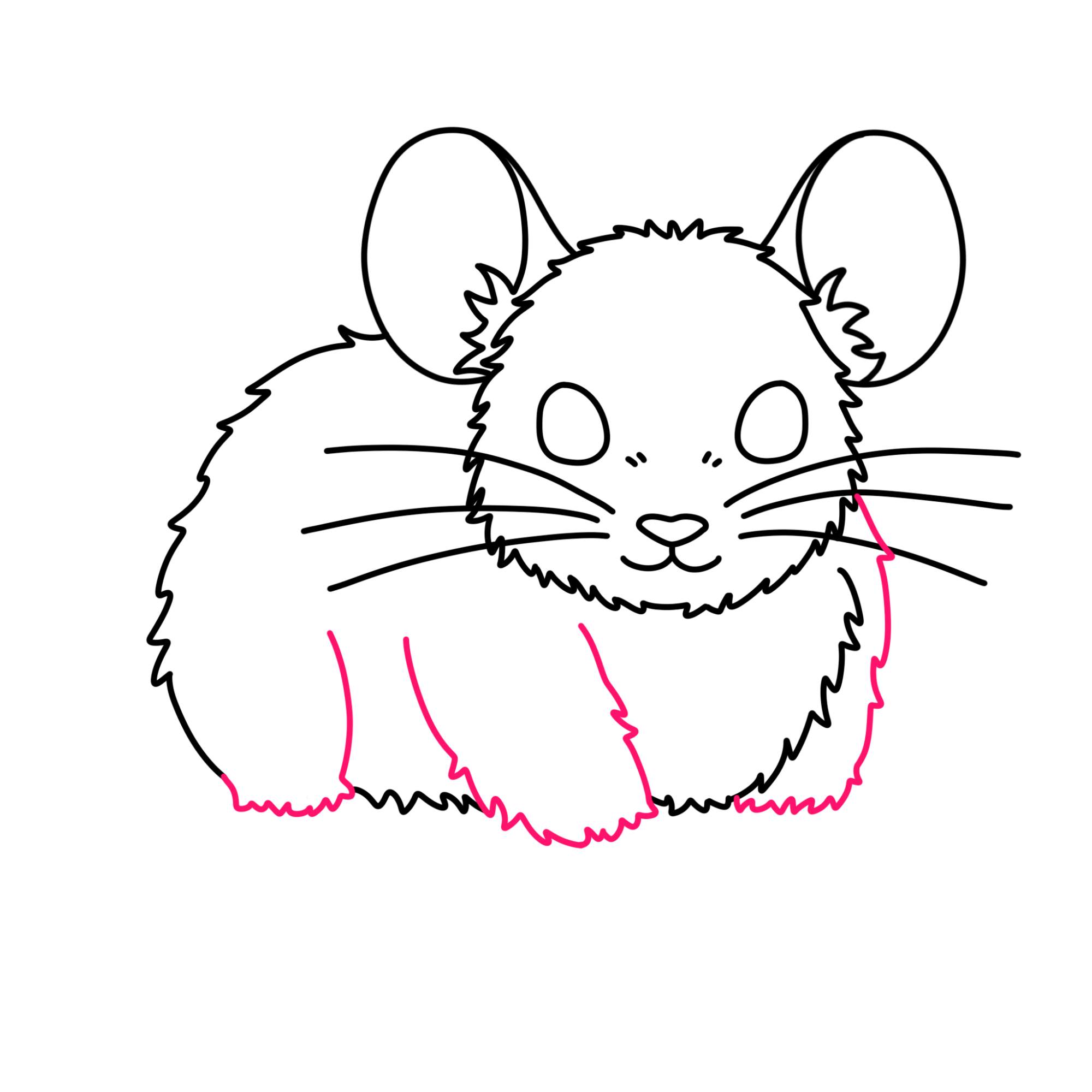 How to Draw a Mouse - Step-8