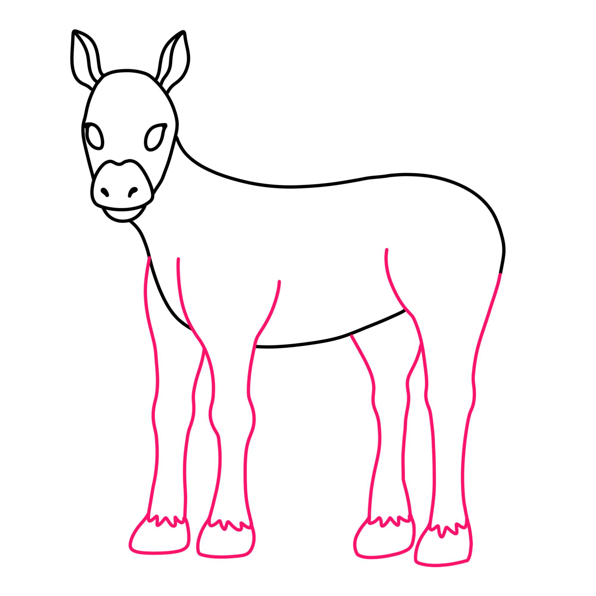 How to Draw a Zebra - Step-7