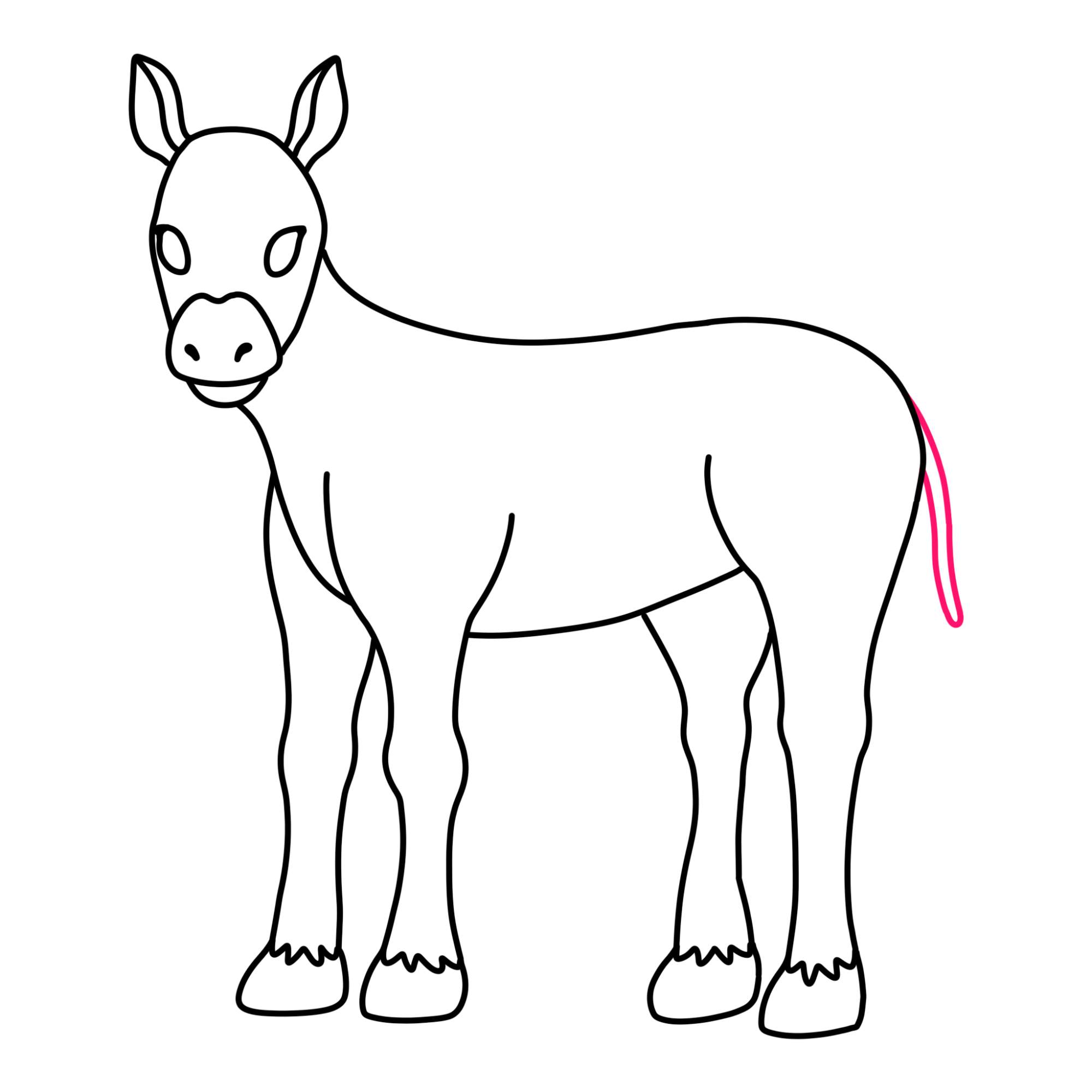 How to Draw a Zebra - Step-8