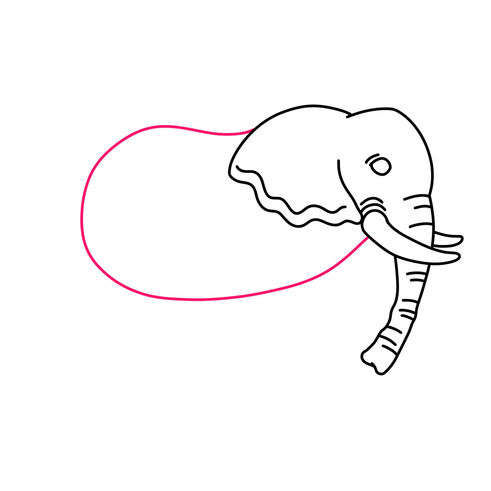 How to Draw an Elephant - Step-6