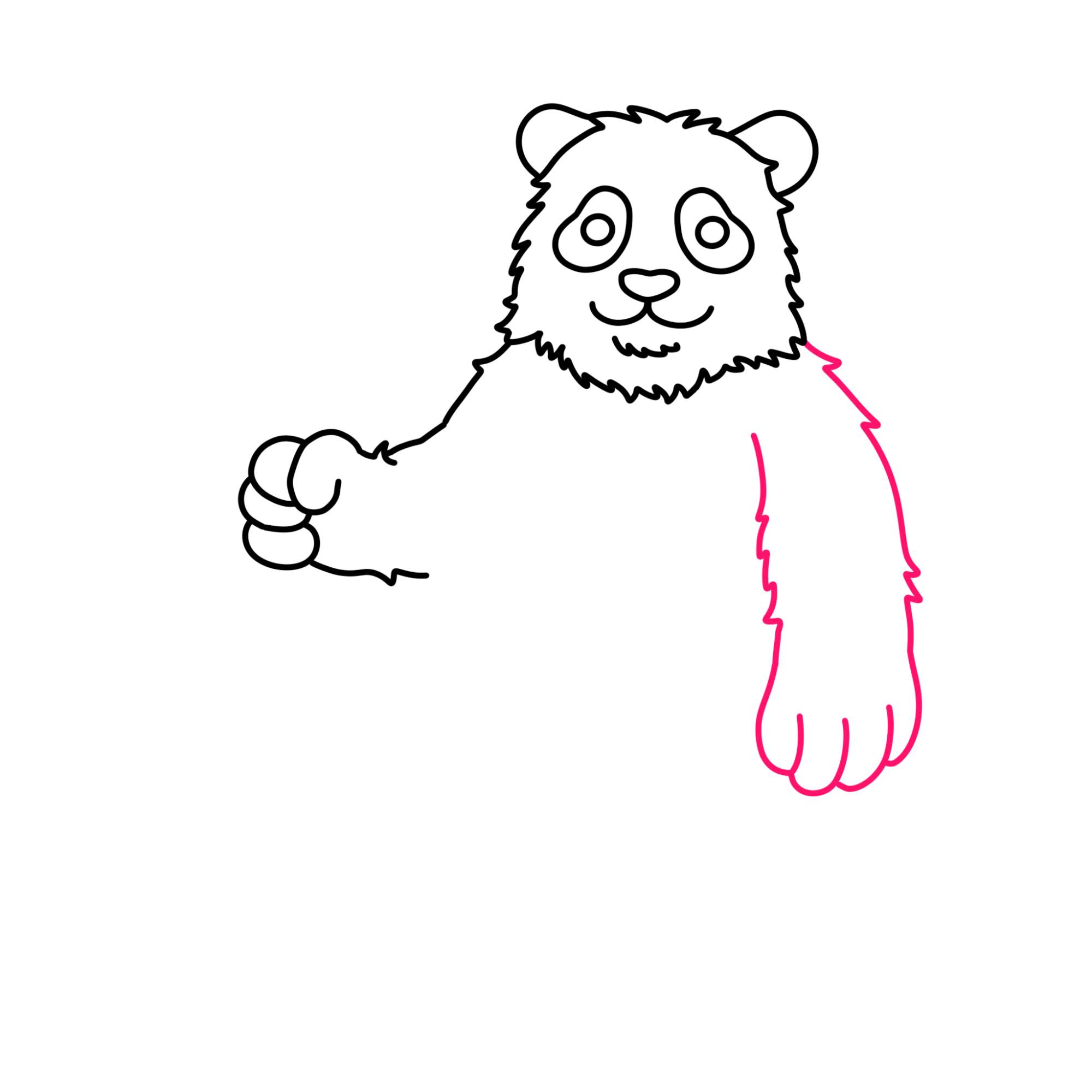 Panda Drawing for Kids - Step-7