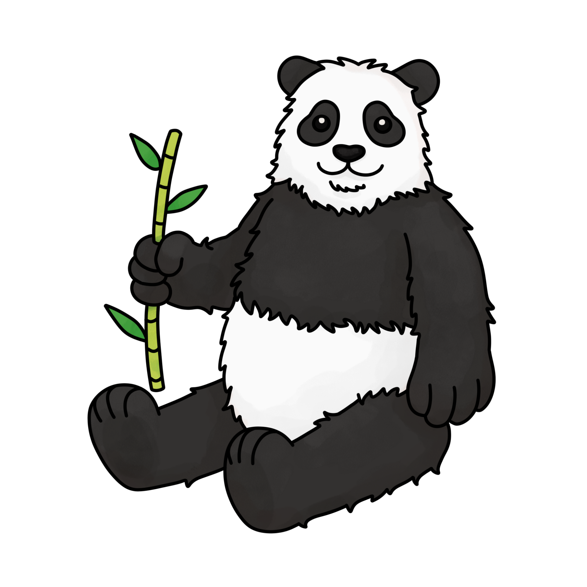 Panda Drawing for Kids